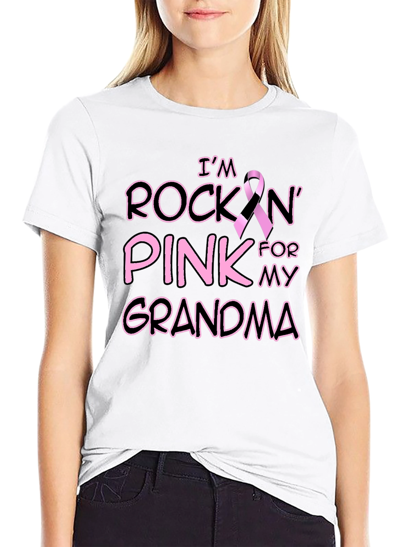 Rockin Pink Grandma T-Shirt