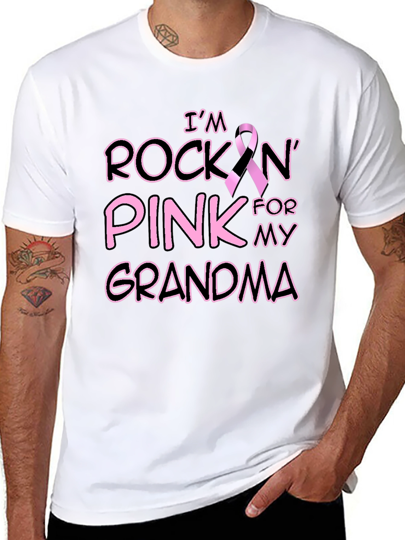Rockin Pink Grandma T-Shirt