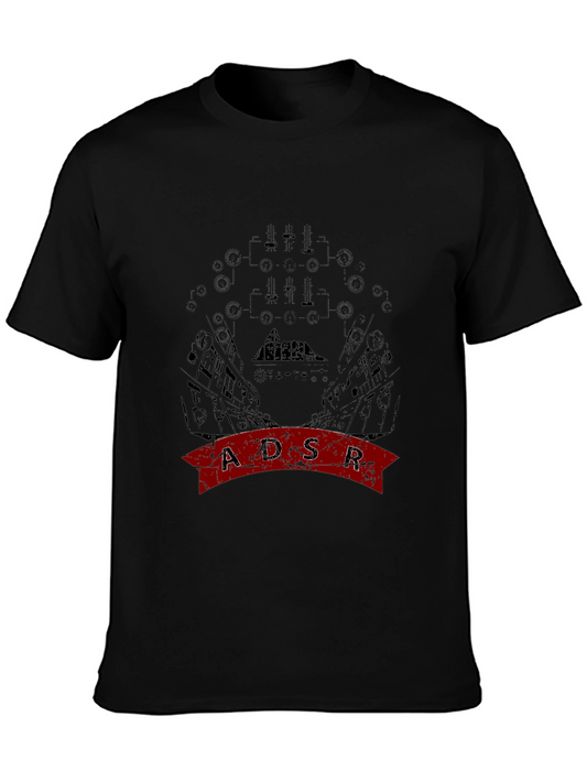 ADSR Graphic Black T-Shirt