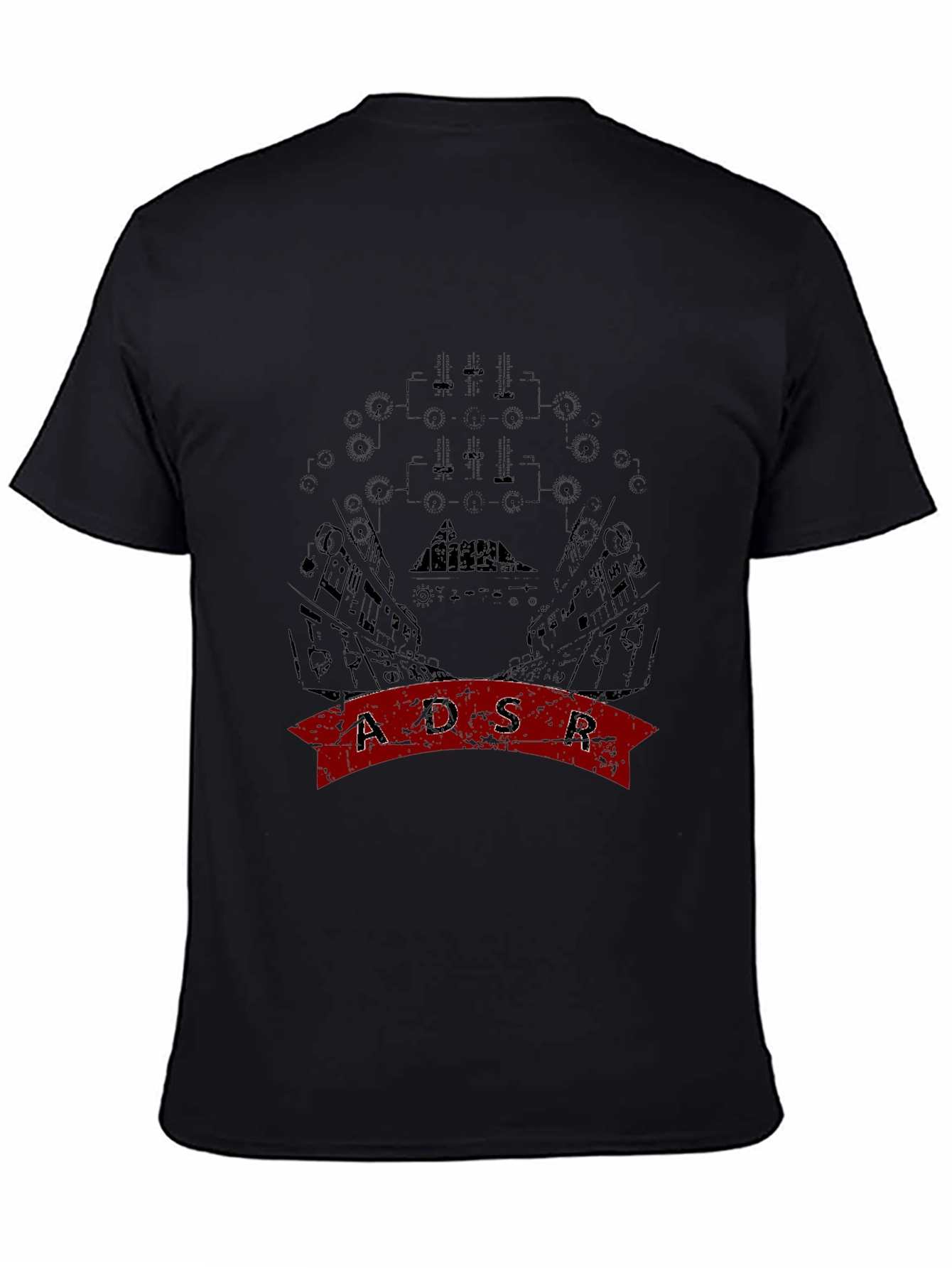 ADSR Graphic Black T-Shirt