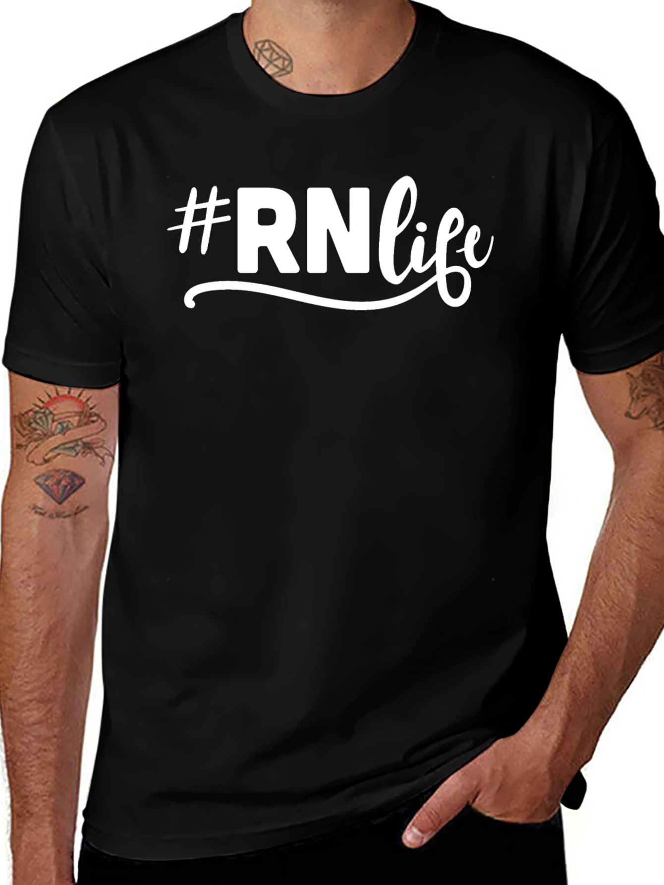 #RNlife T-Shirt - Stylish & Comfortable Nurse Tee