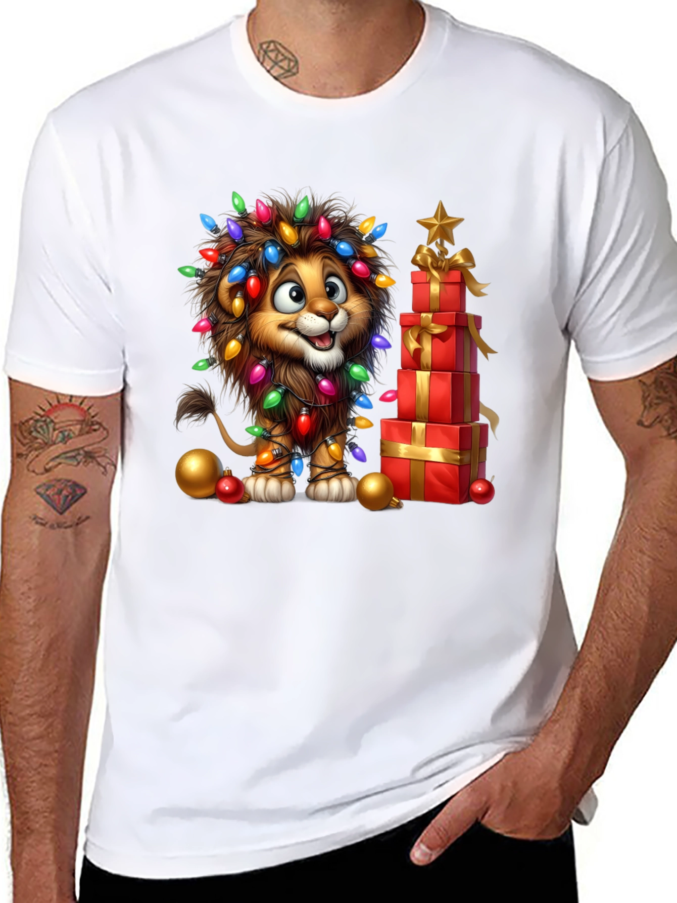 Christmas Lion T-Shirt