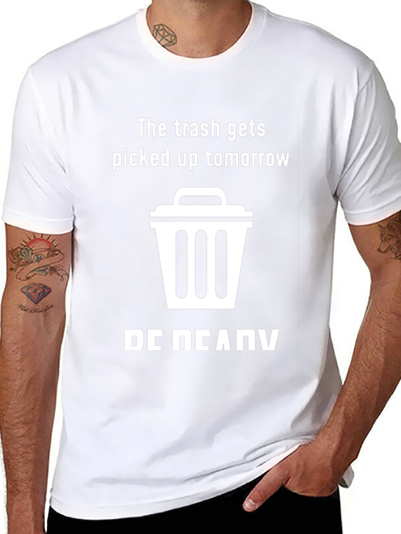Trash Pick-Up Reminder Graphic Tee - Be Ready!