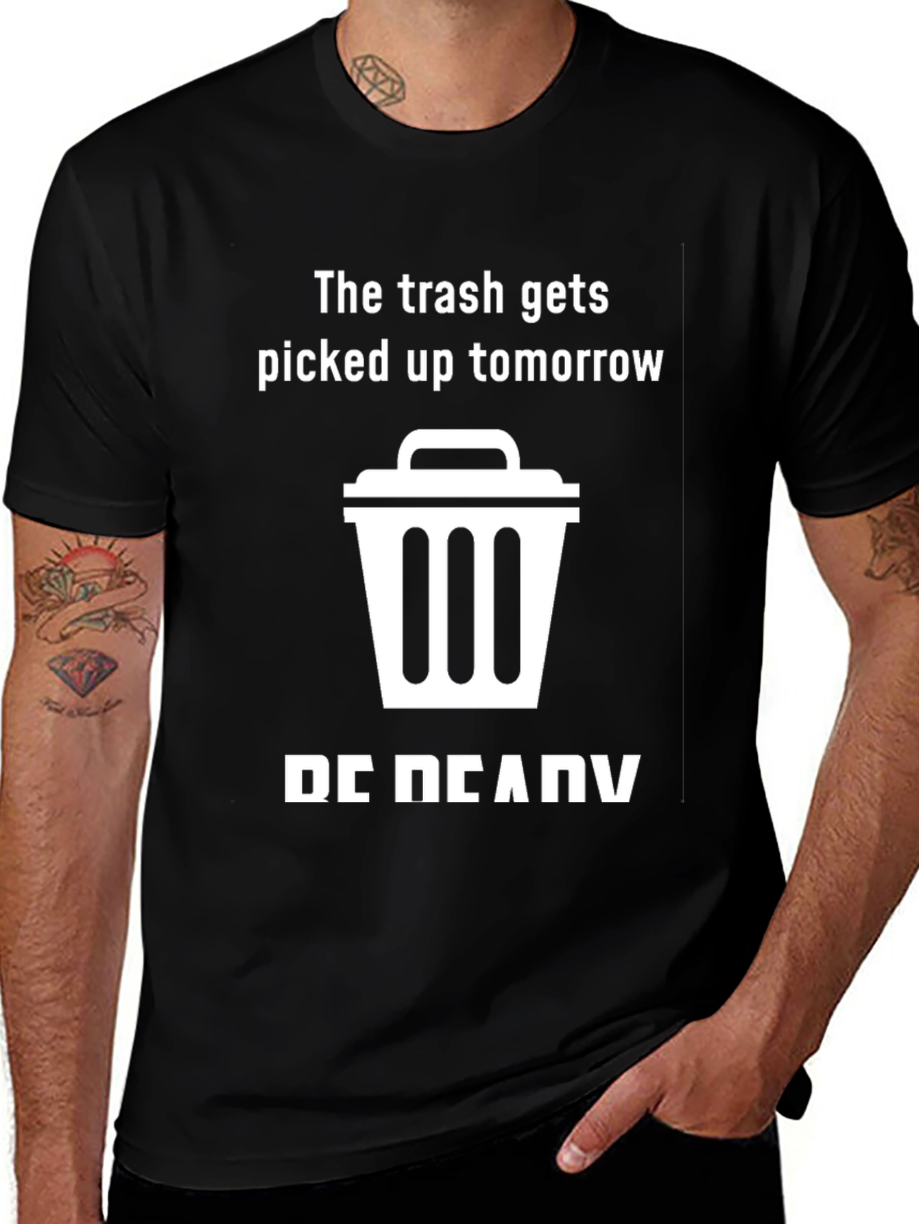 Trash Pick-Up Reminder Graphic Tee - Be Ready!