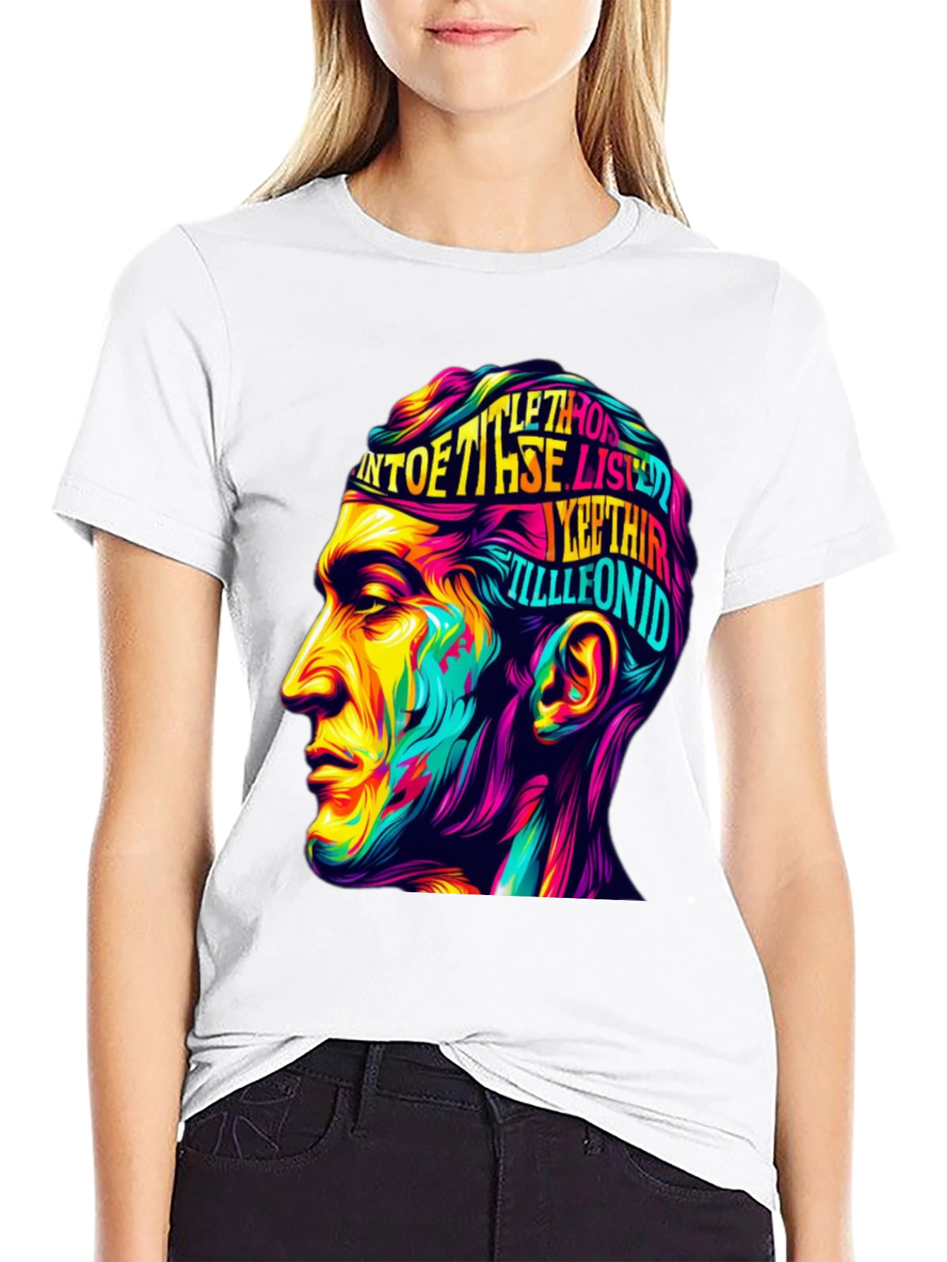 Abstract Man Head T-Shirt