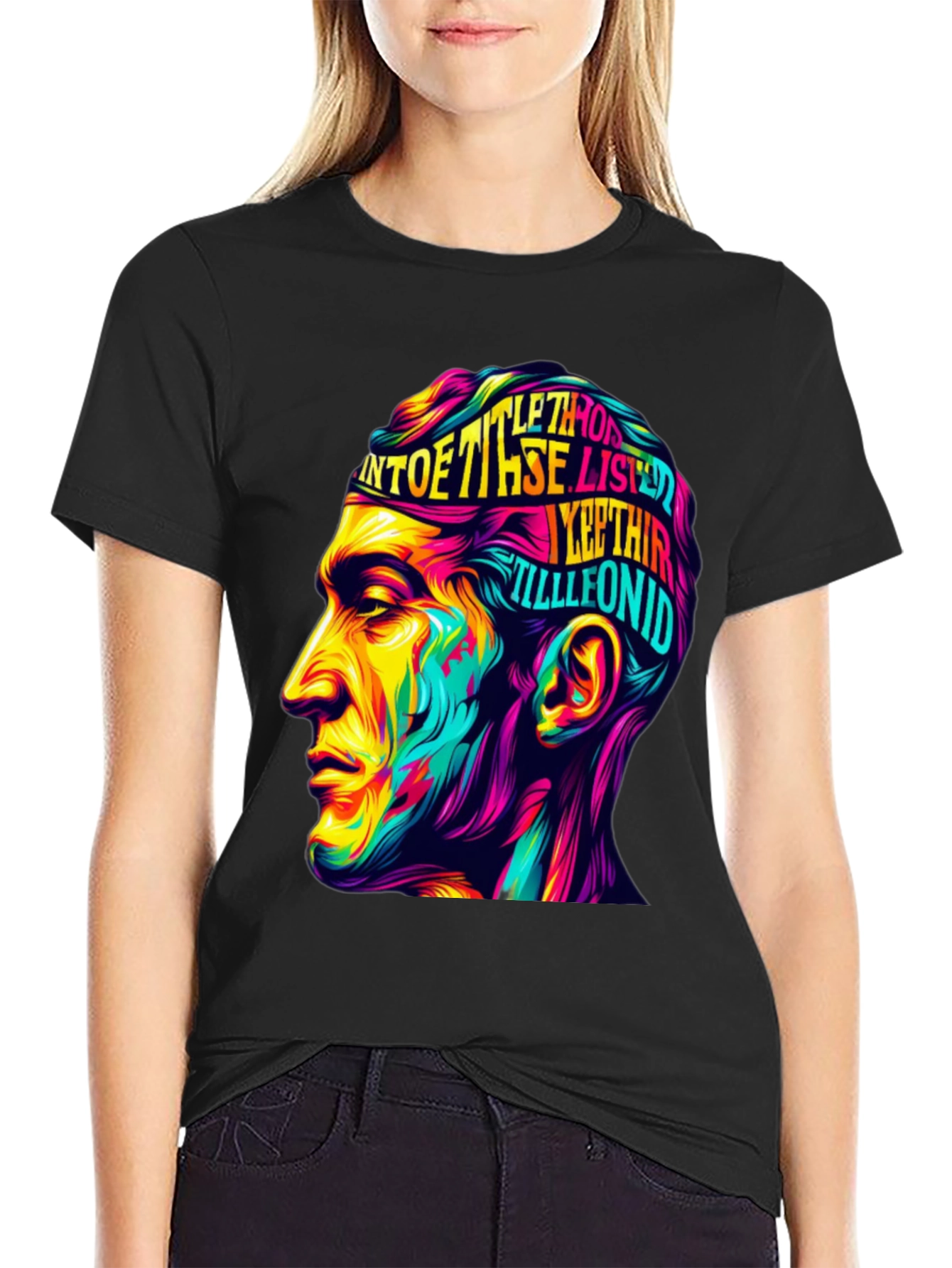 Abstract Man Head T-Shirt