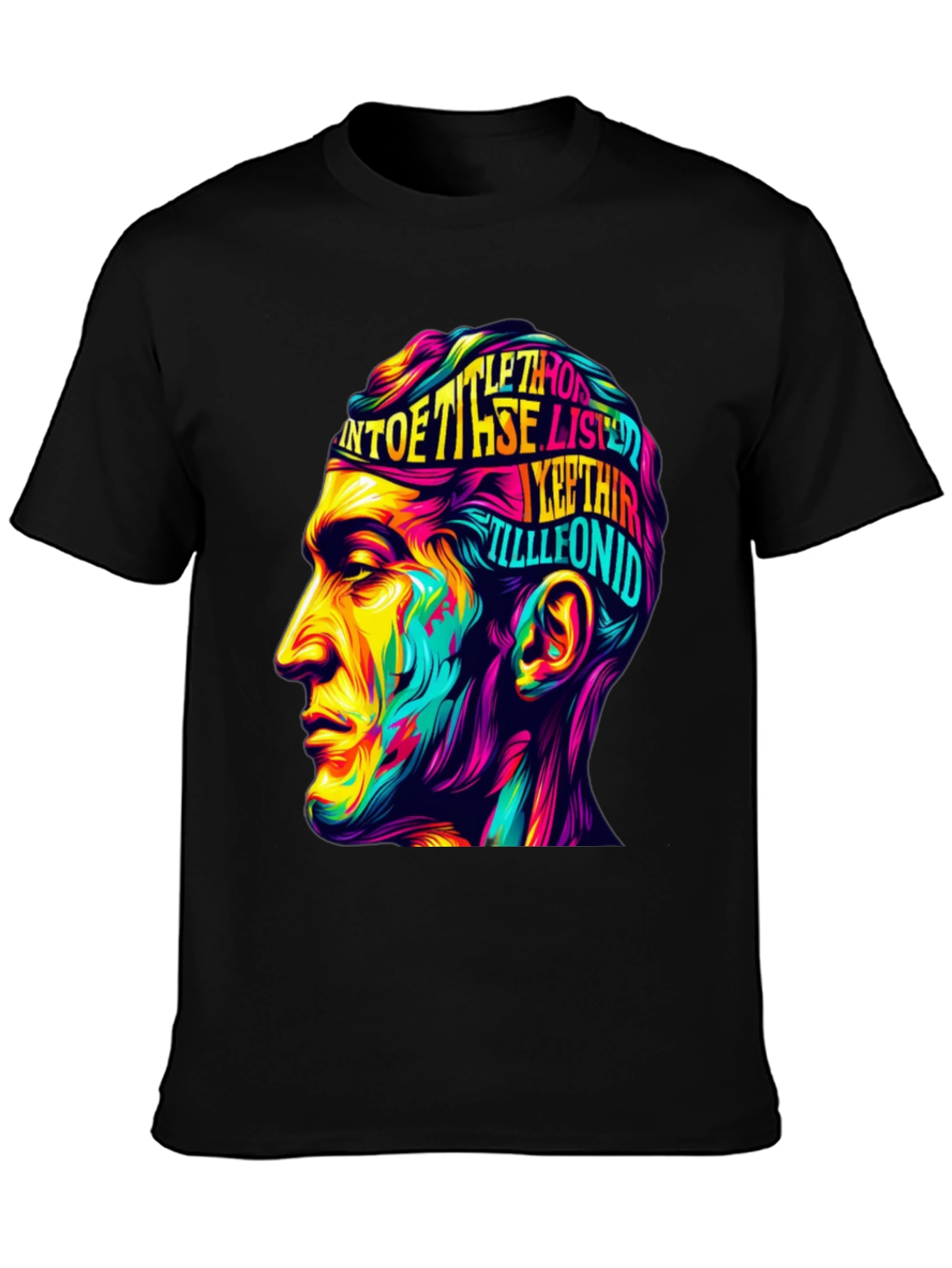 Abstract Man Head T-Shirt
