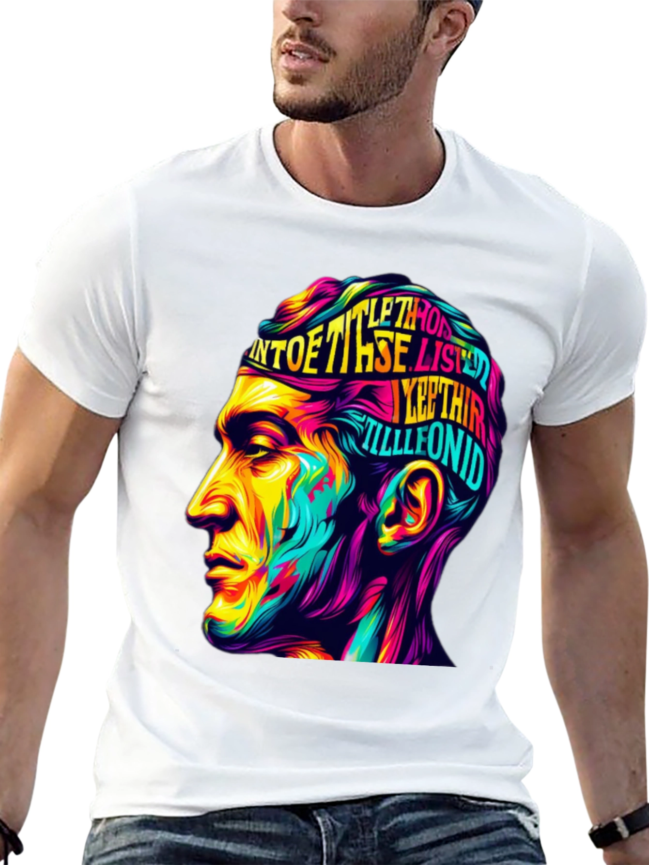 Abstract Man Head T-Shirt