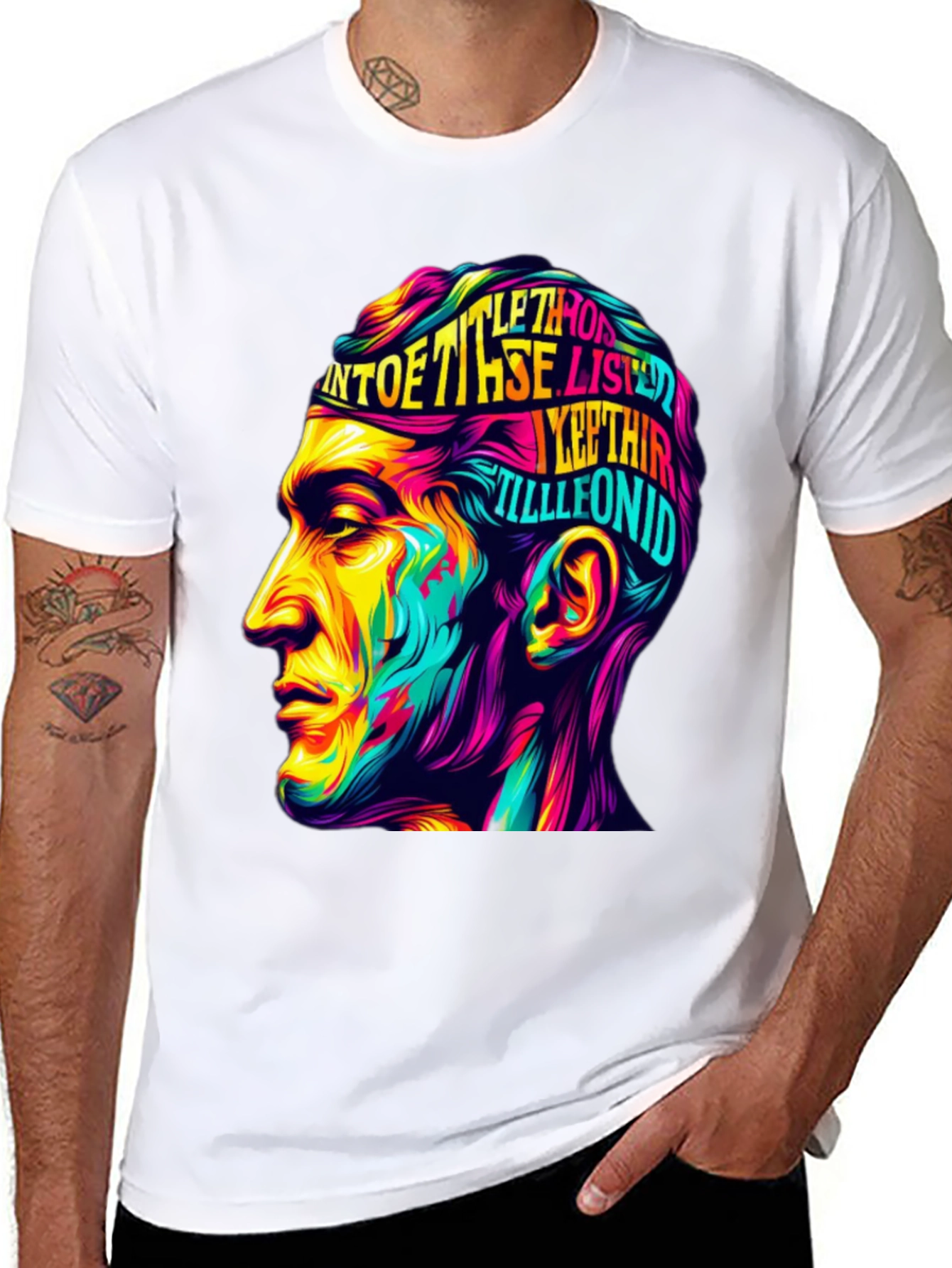 Abstract Man Head T-Shirt