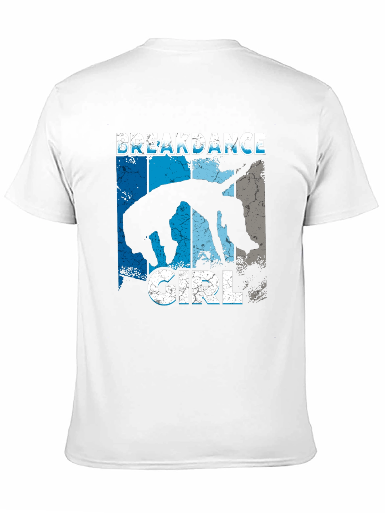 Breakdance Girl Black Graphic T-Shirt