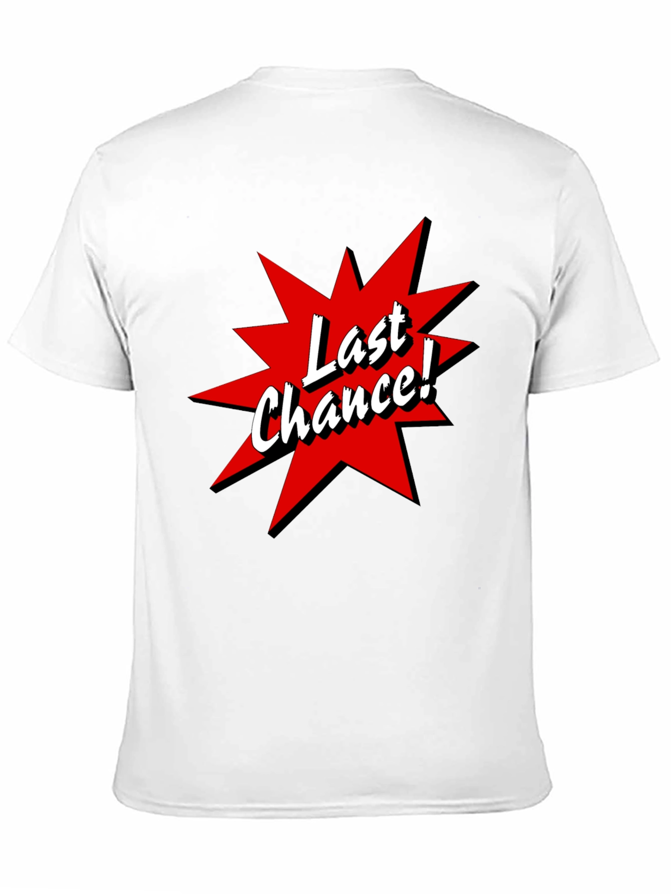 Last Chance T-Shirt - Black Tee