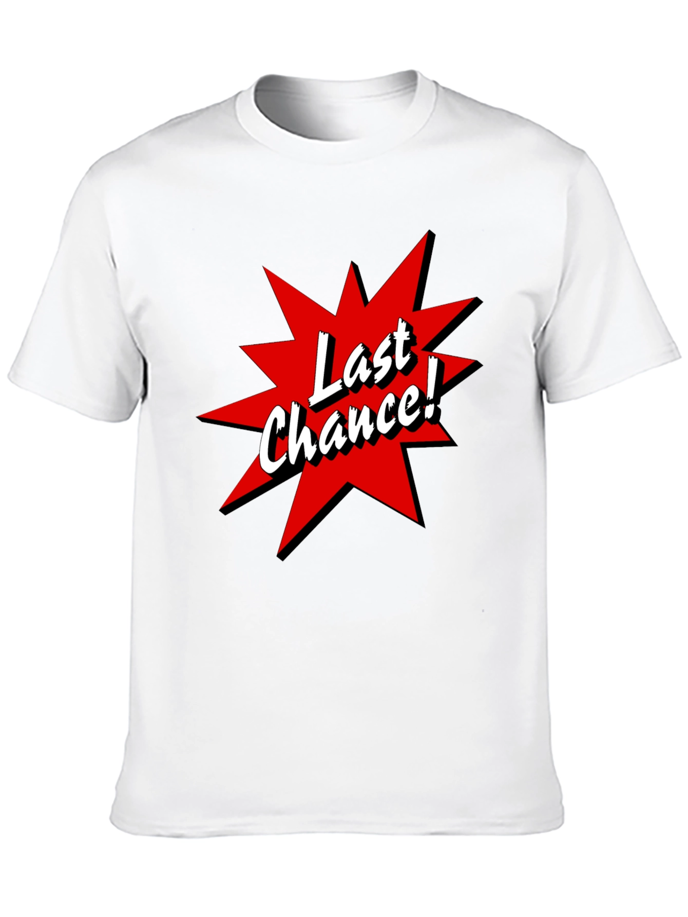 Last Chance T-Shirt - Black Tee