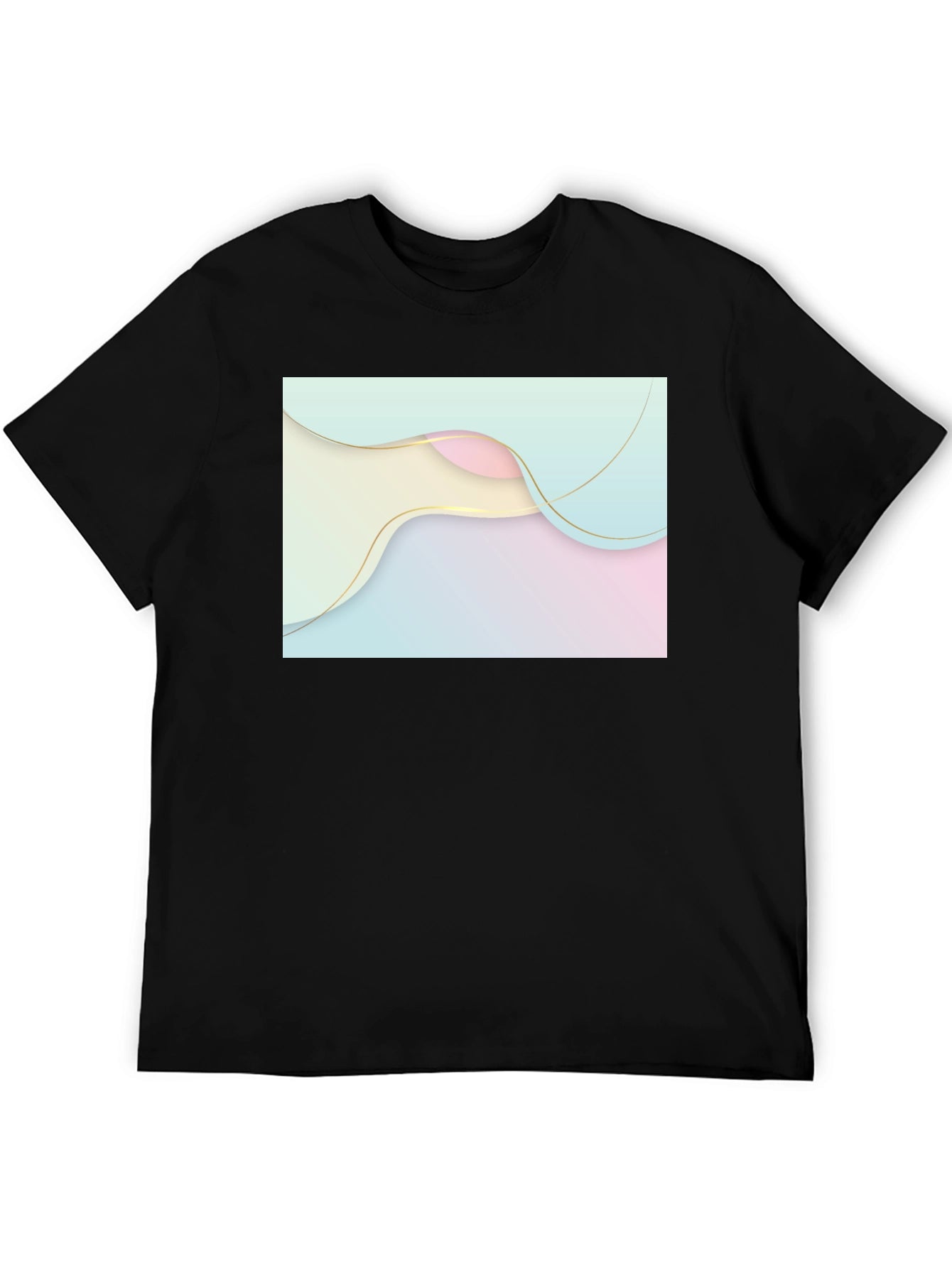Abstract Wave Tee - Modern Graphic Design