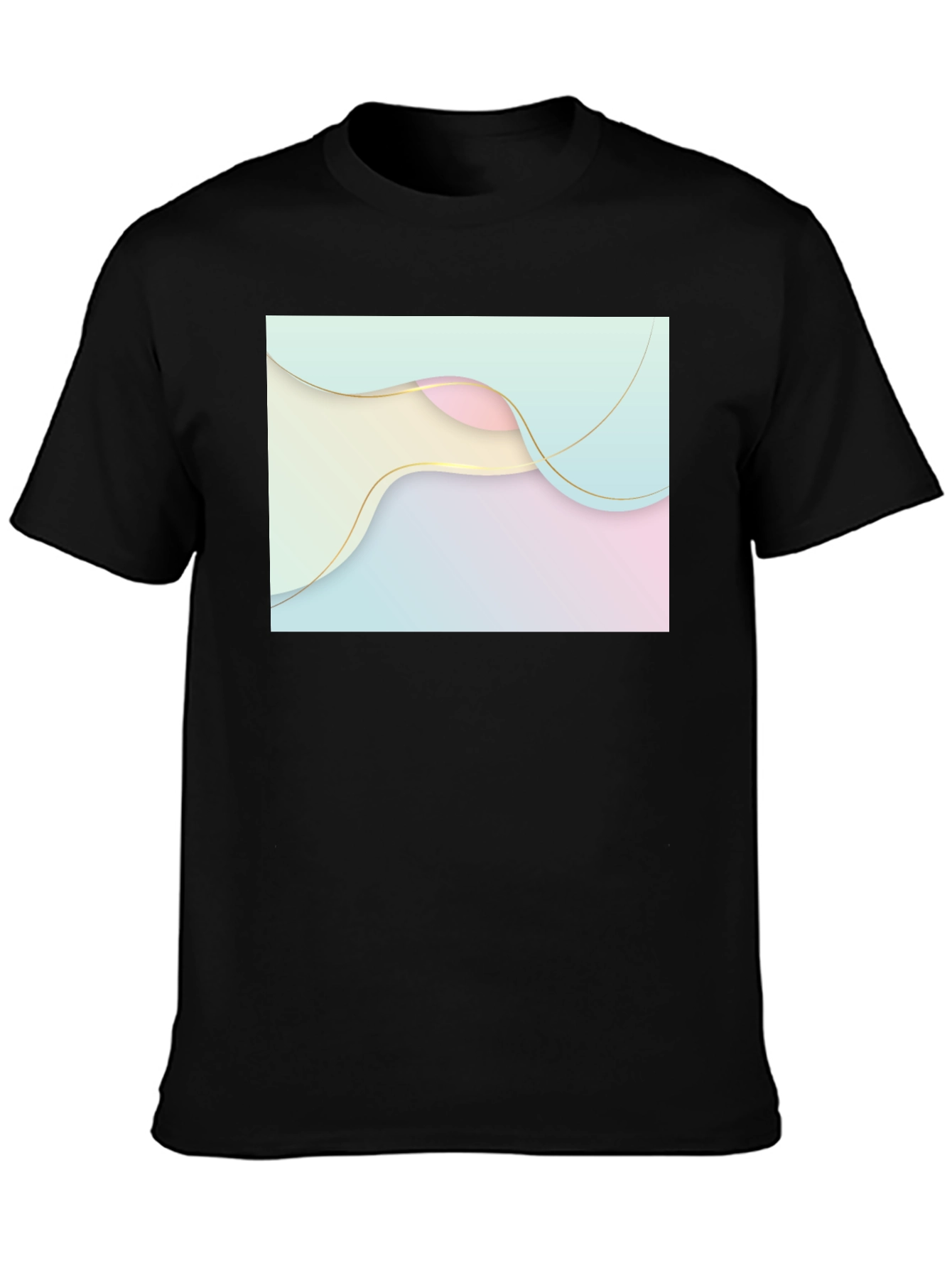 Abstract Wave Tee - Modern Graphic Design