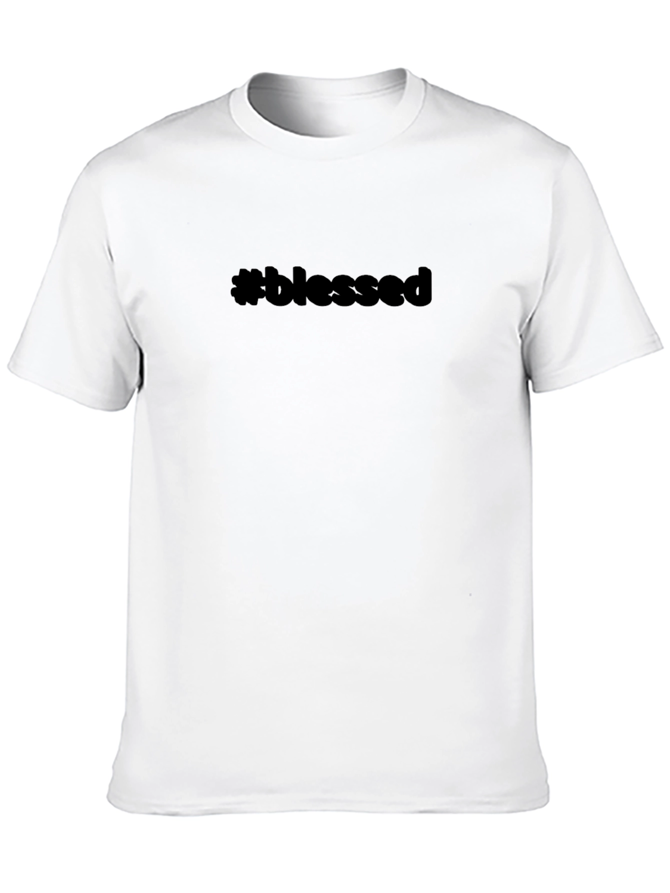 #blessed Black T-Shirt - Casual Comfort