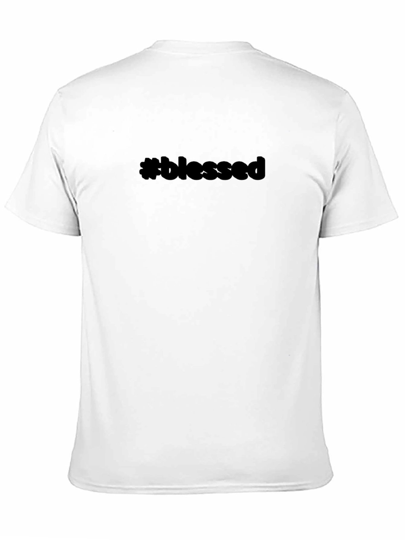 #blessed Black T-Shirt - Casual Comfort