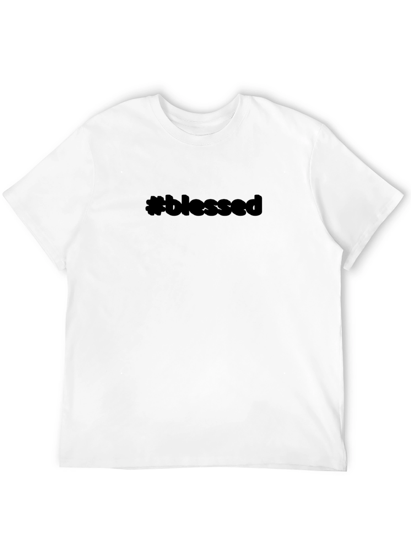 #blessed Black T-Shirt - Casual Comfort