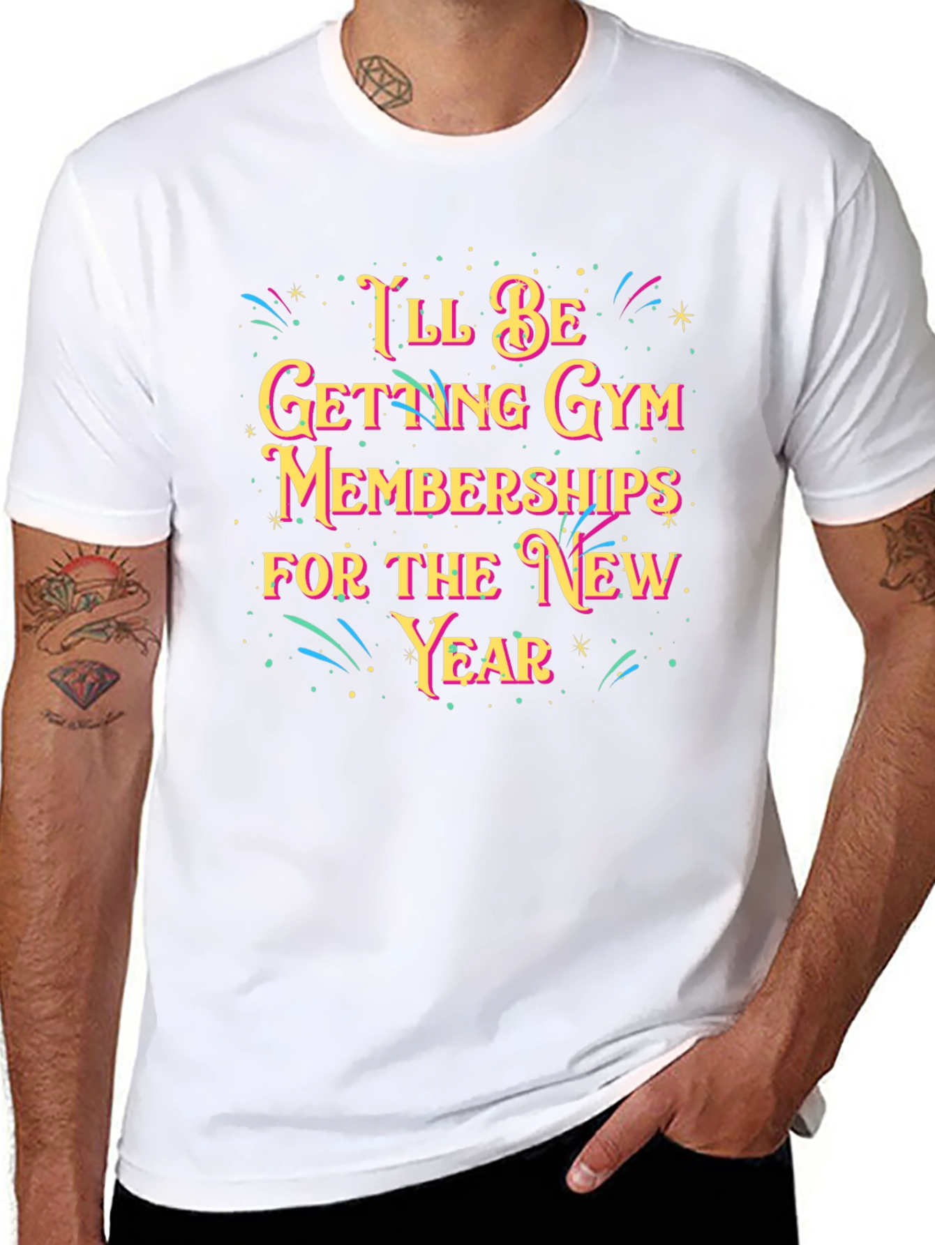 Funny Gym Membership New Year T-Shirt