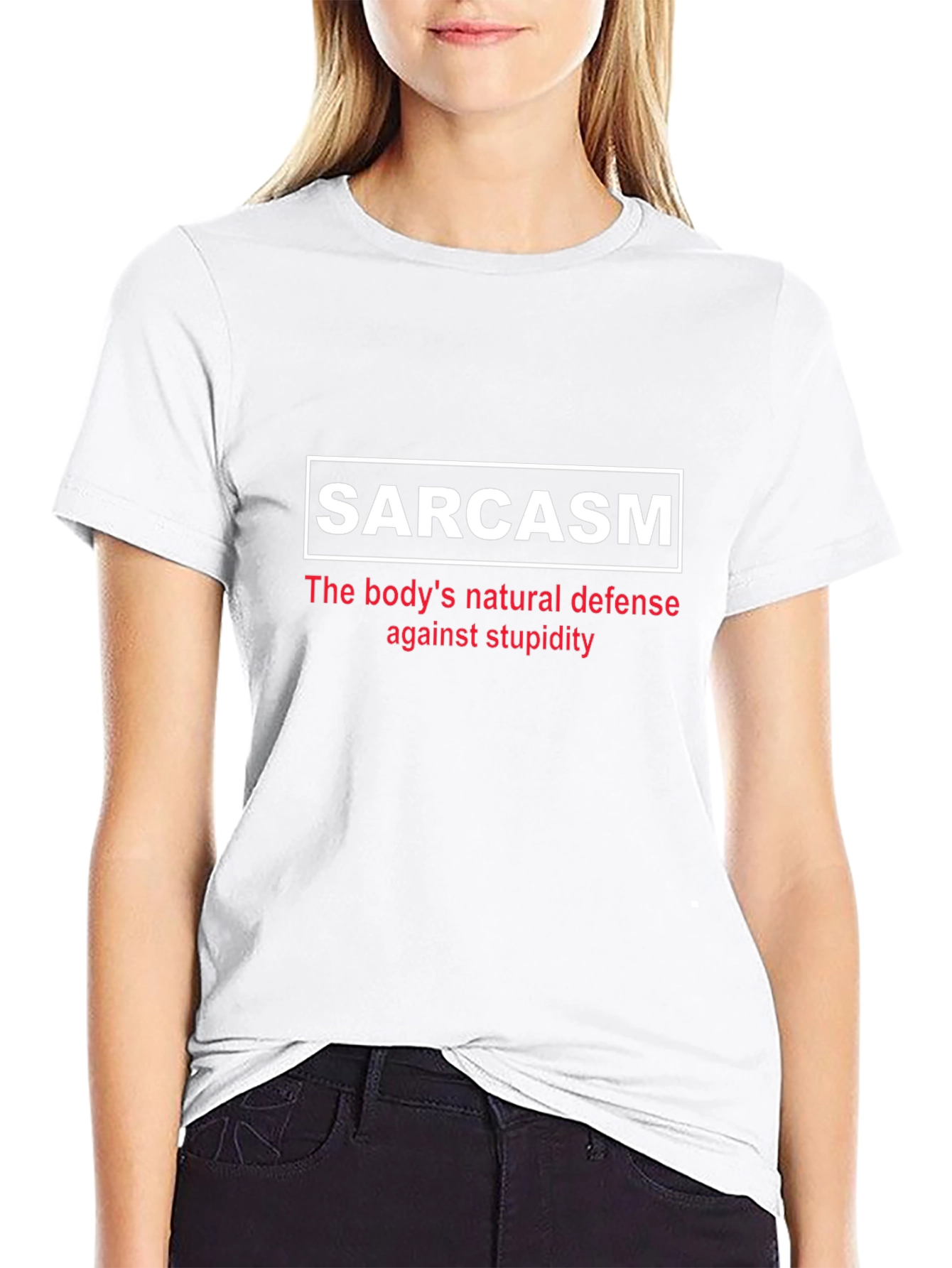 Sarcasm T-Shirt - Natural Defense Against Stupidity
