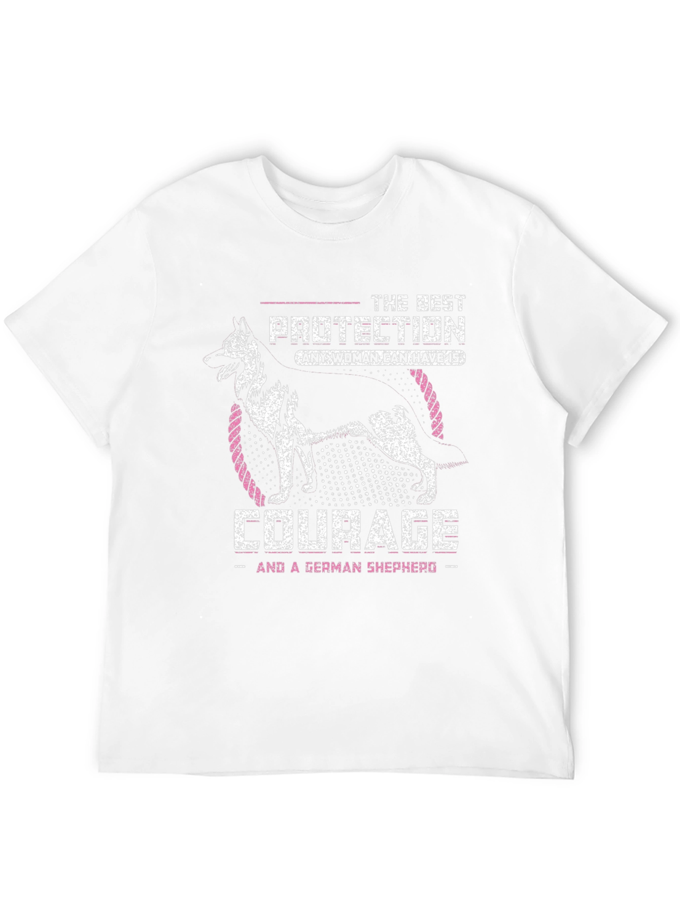 German Shepherd Protection Courage Tee