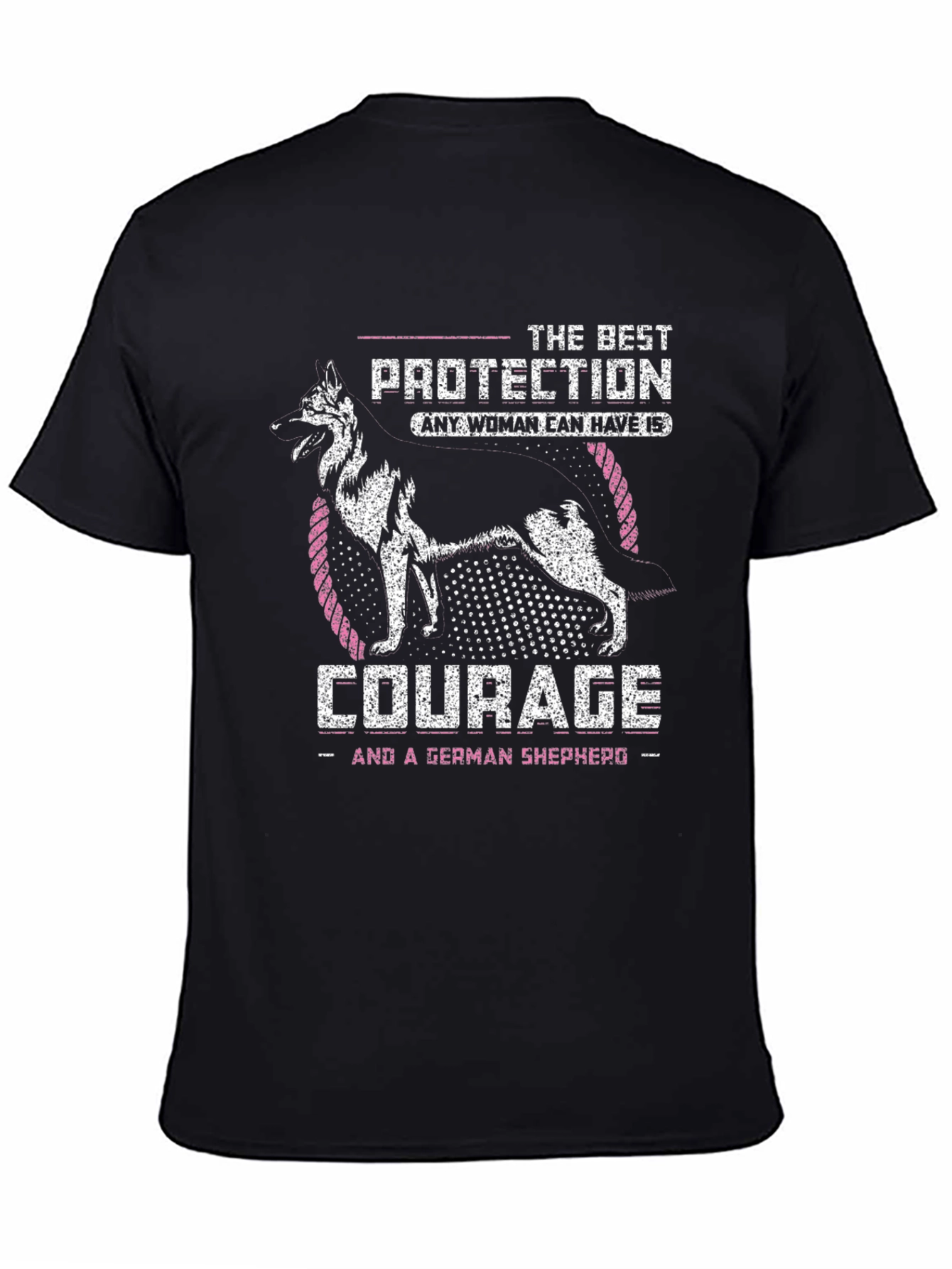 German Shepherd Protection Courage Tee