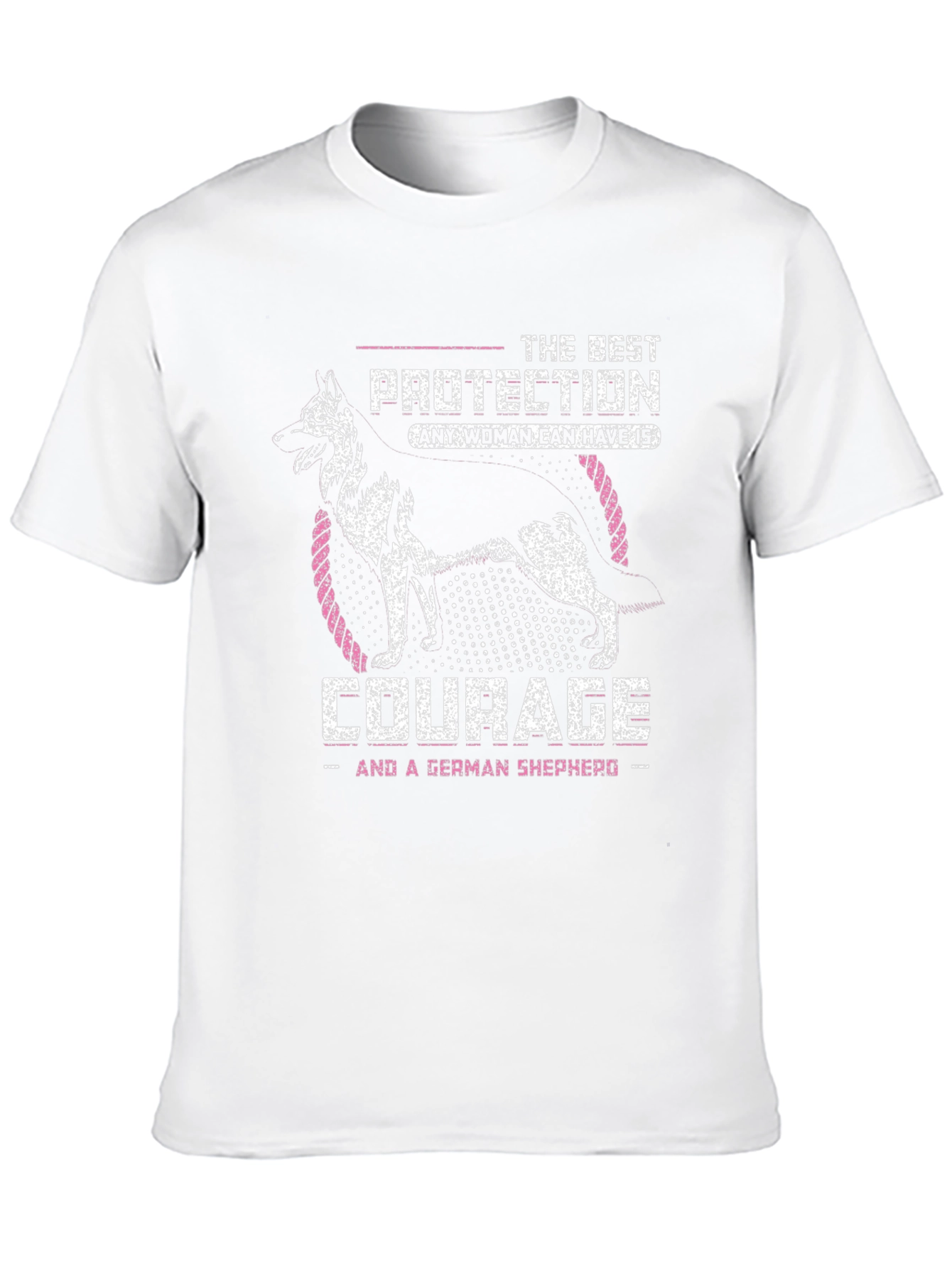 German Shepherd Protection Courage Tee
