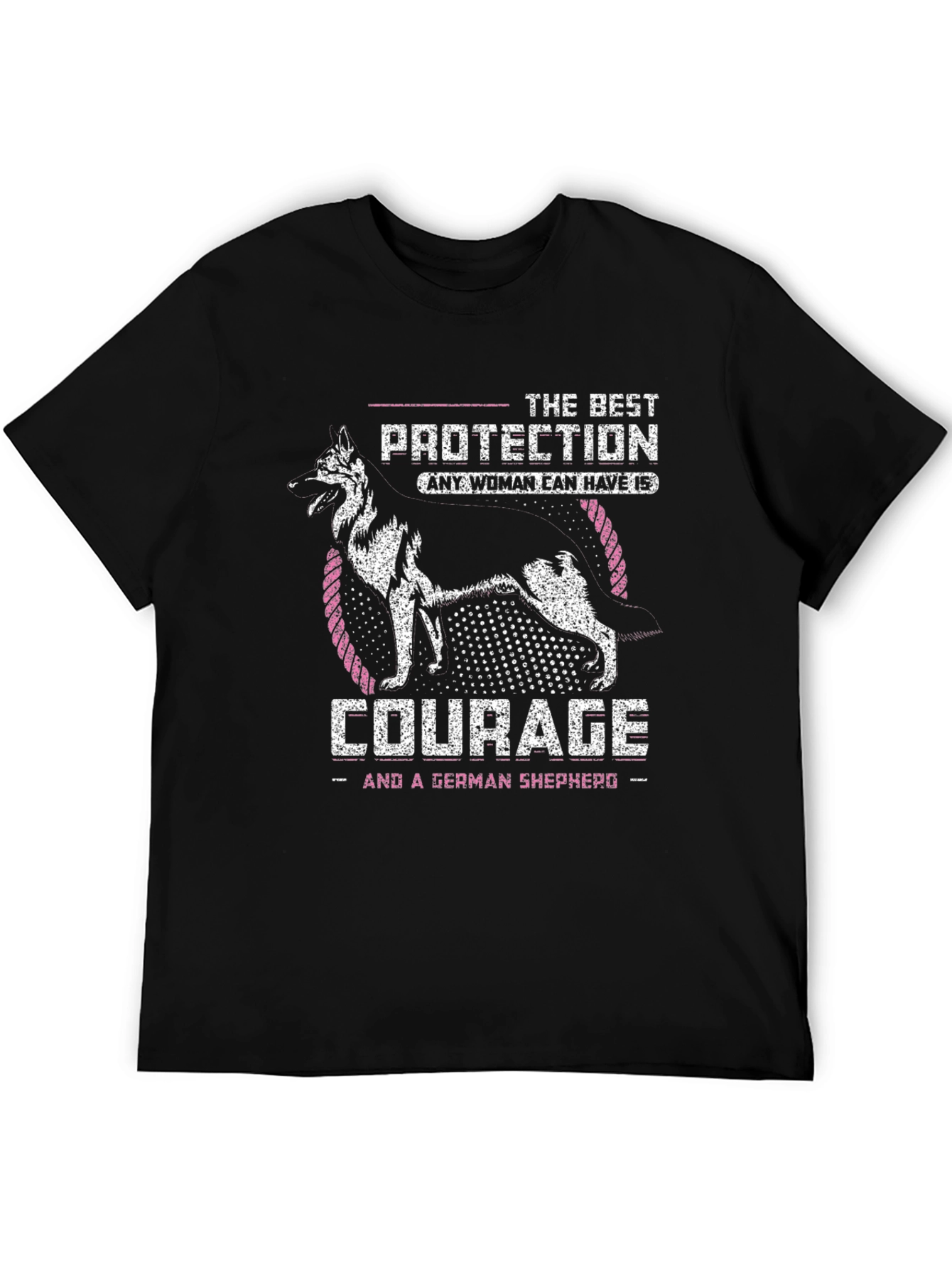 German Shepherd Protection Courage Tee