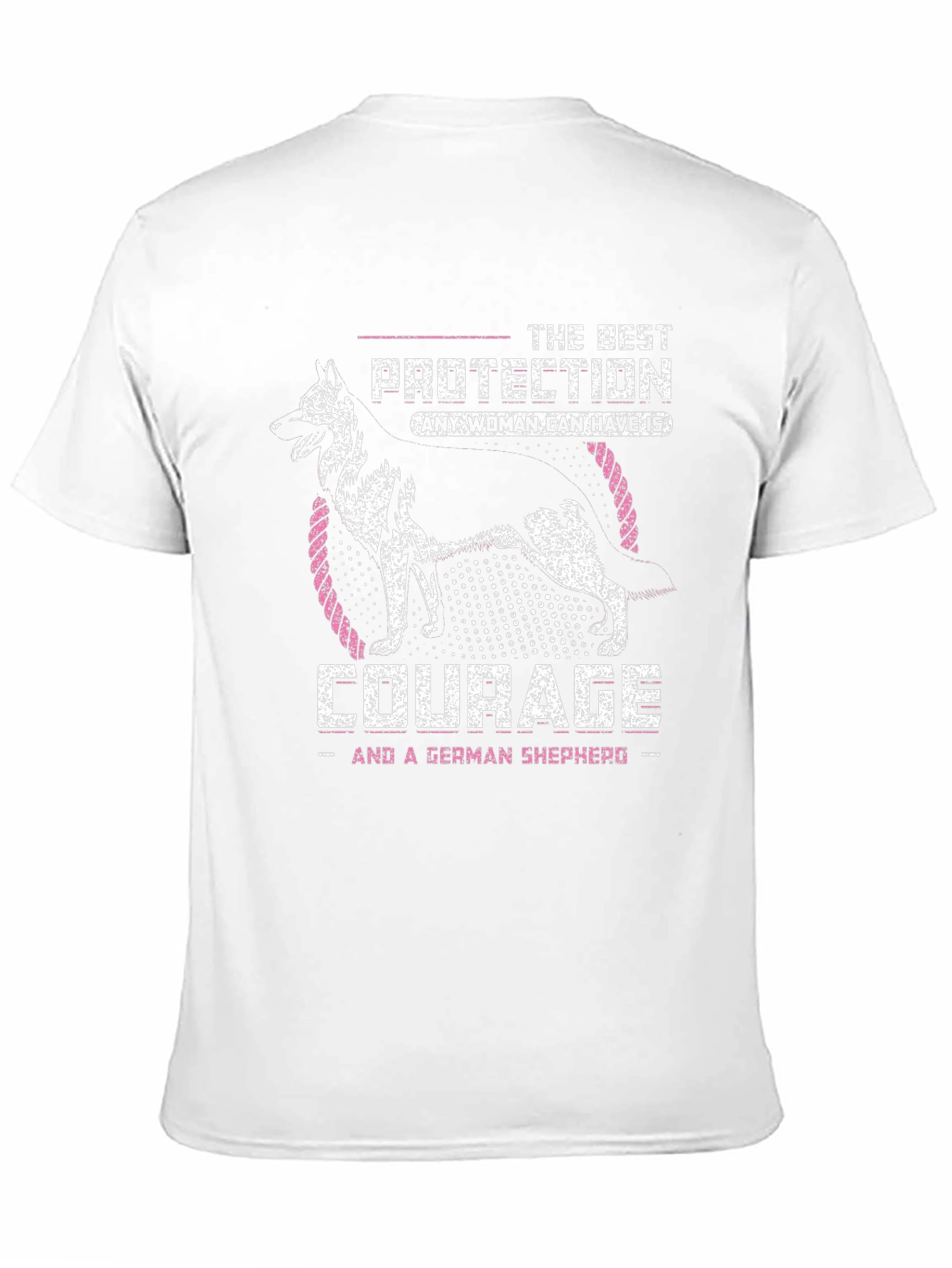 German Shepherd Protection Courage Tee