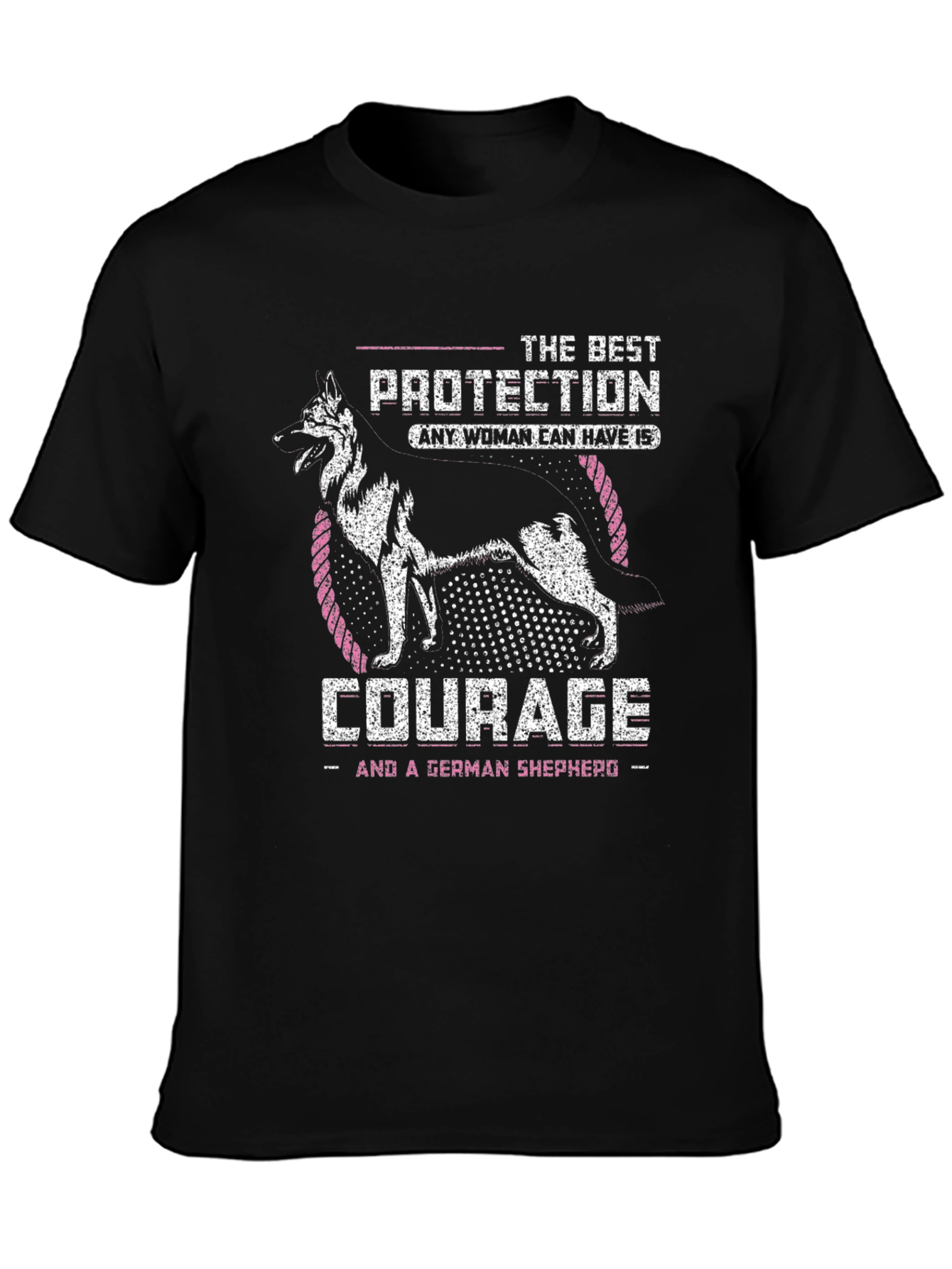 German Shepherd Protection Courage Tee