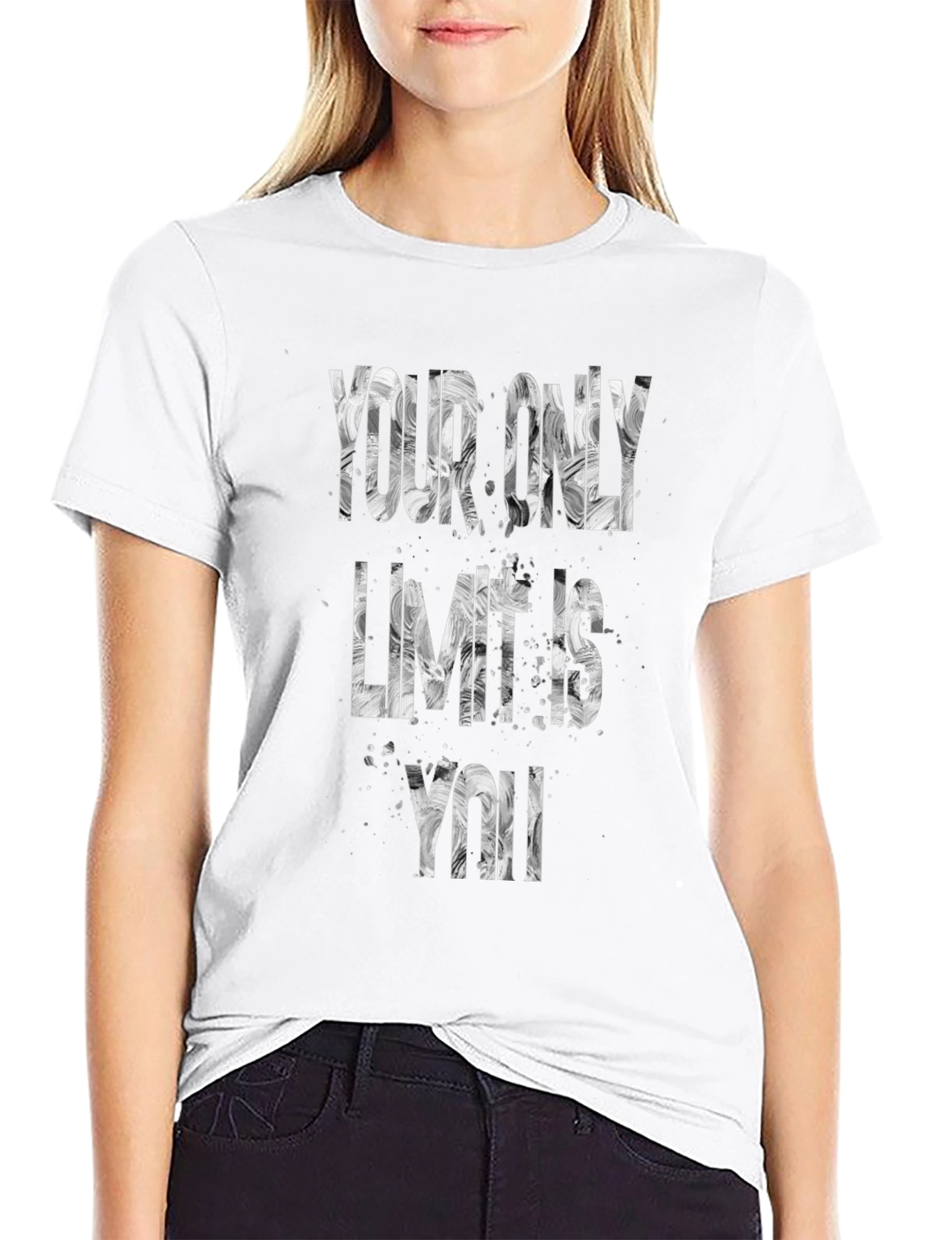 Inspirational Graphic Tee - Your Only Limit Is You