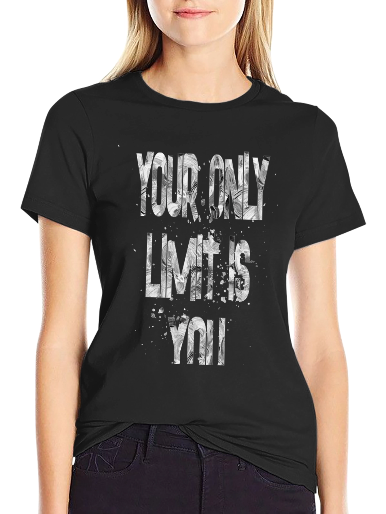 Inspirational Graphic Tee - Your Only Limit Is You