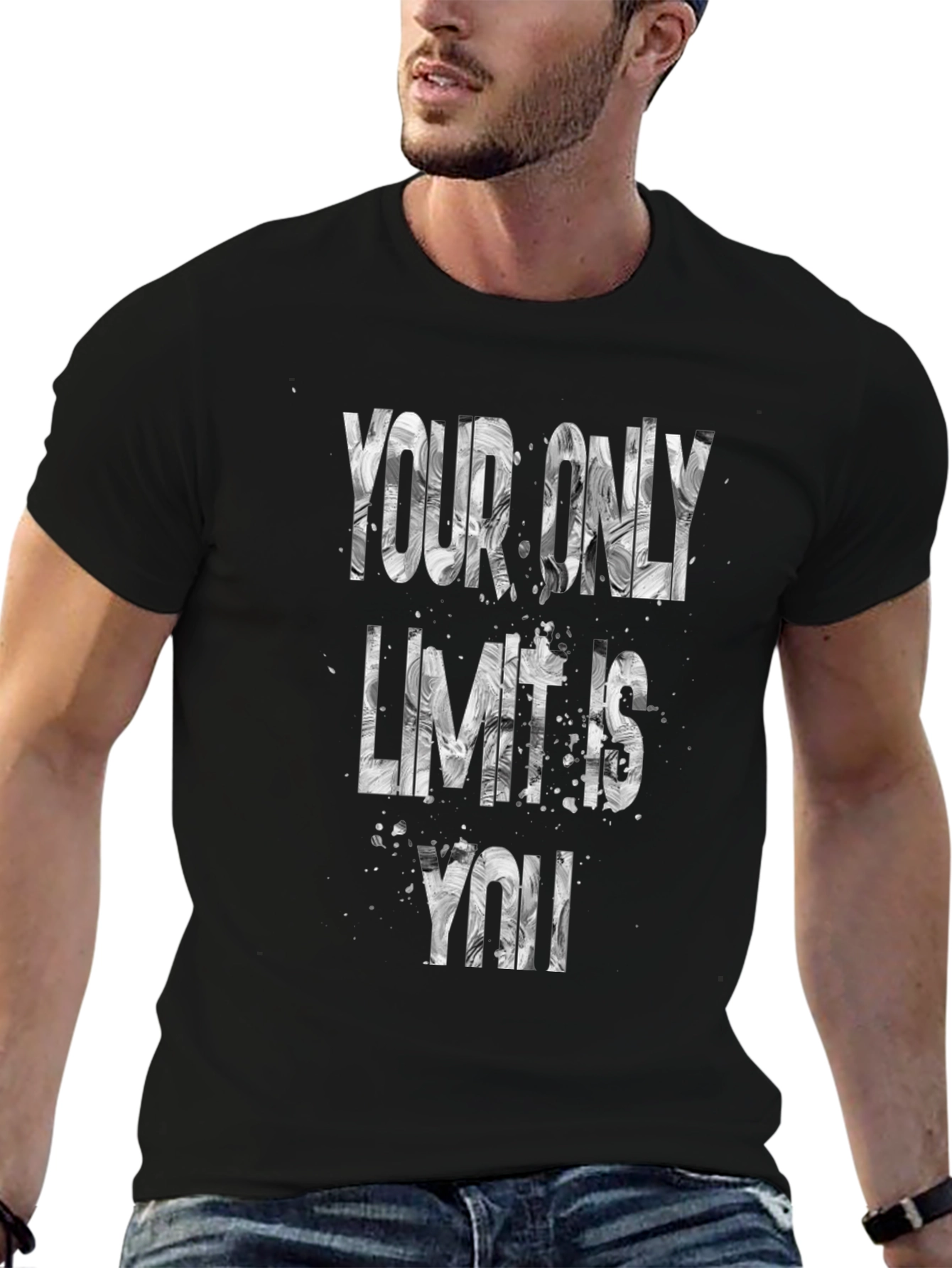 Inspirational Graphic Tee - Your Only Limit Is You