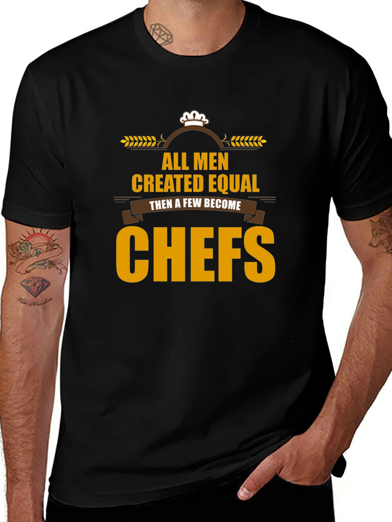 All Men Created Equal Chefs T-Shirt