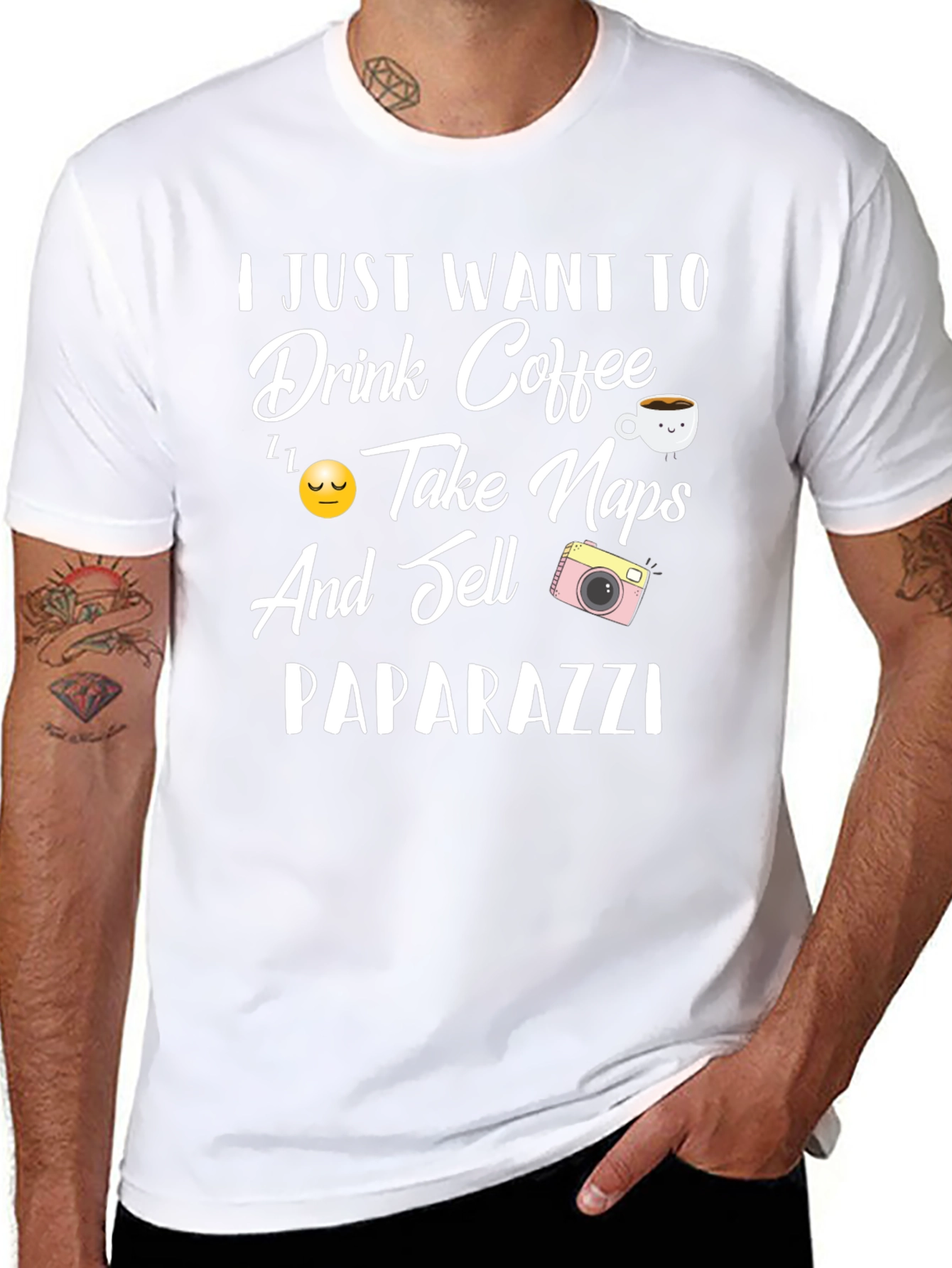 Drink Coffee Take Naps Sell Paparazzi T-Shirt