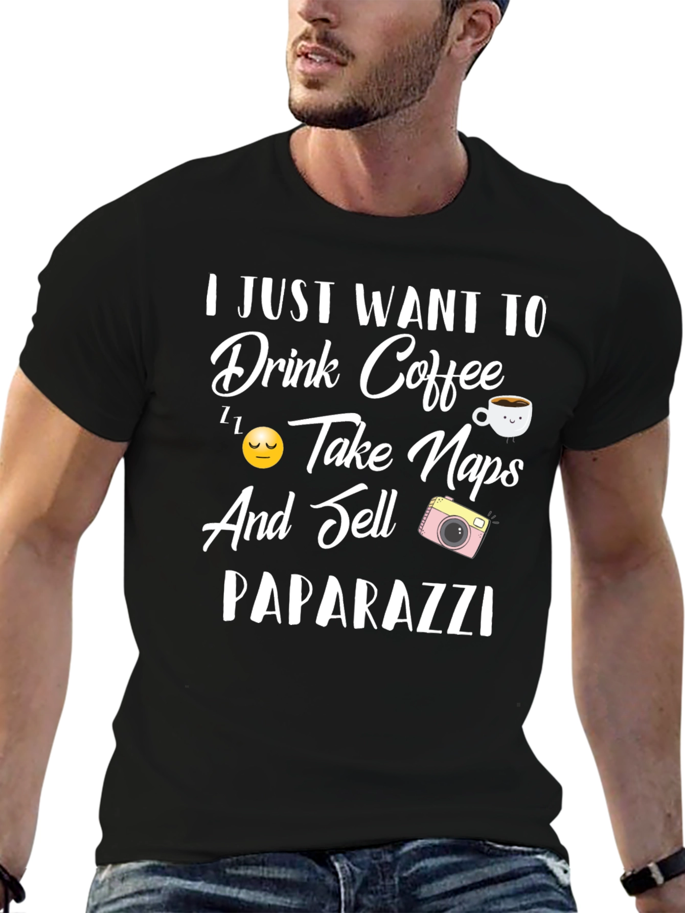 Drink Coffee Take Naps Sell Paparazzi T-Shirt