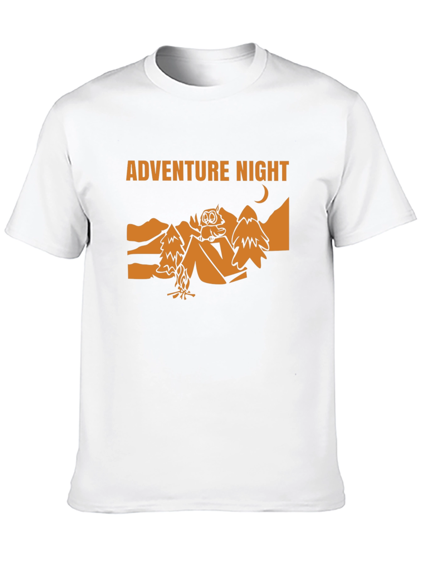Adventure Night Owl T-Shirt - Camping Graphic Tee