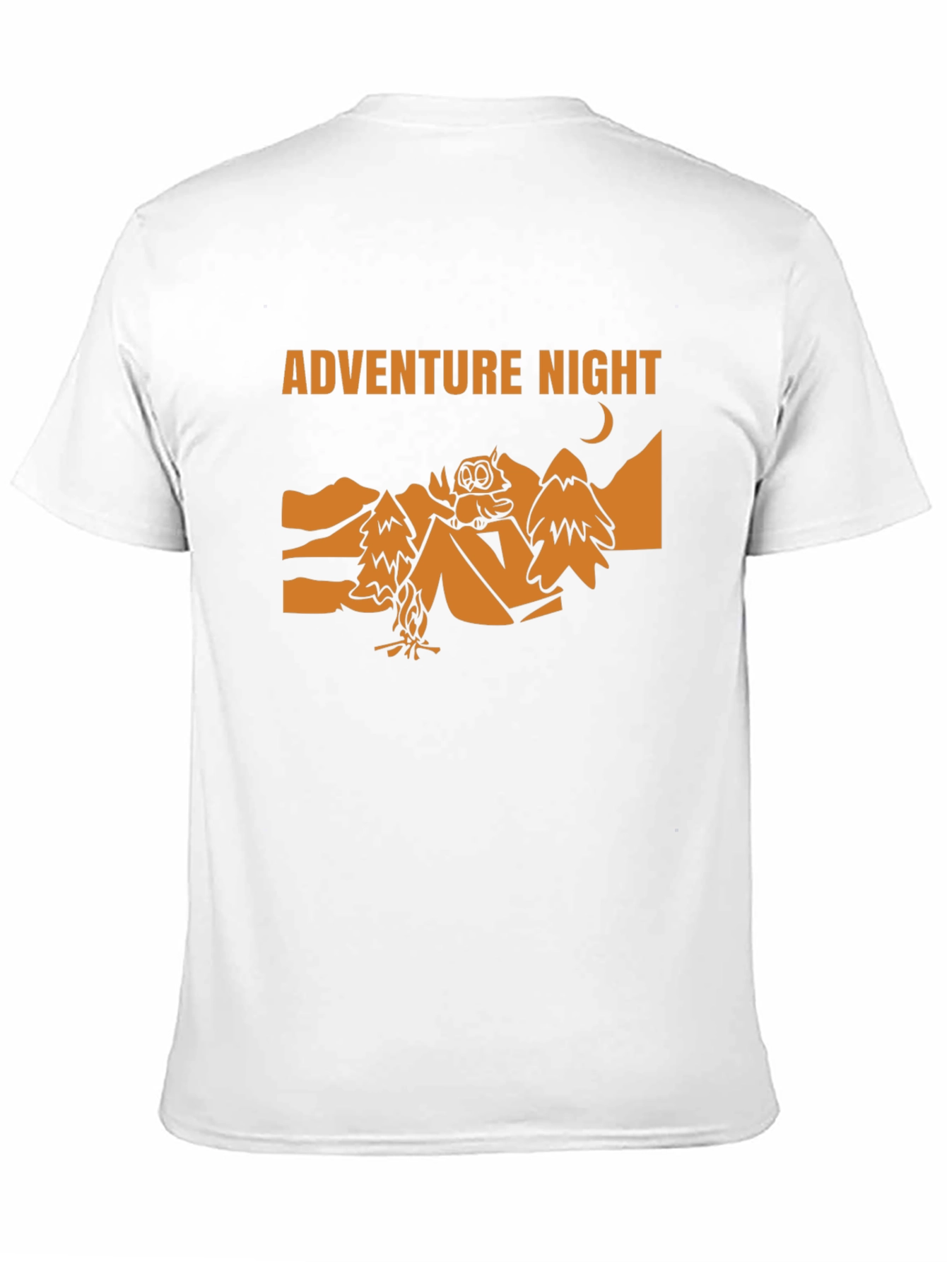 Adventure Night Owl T-Shirt - Camping Graphic Tee