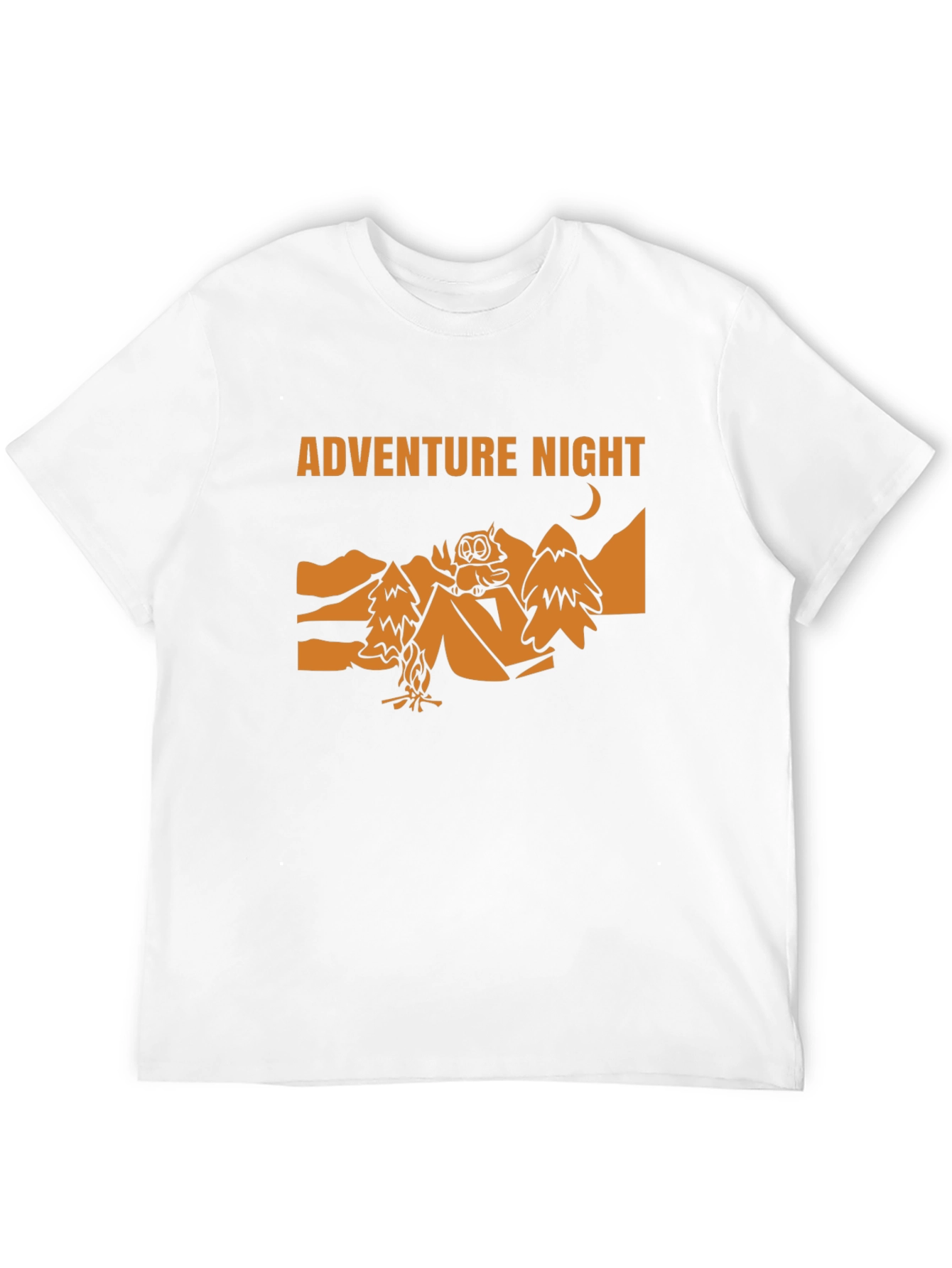 Adventure Night Owl T-Shirt - Camping Graphic Tee