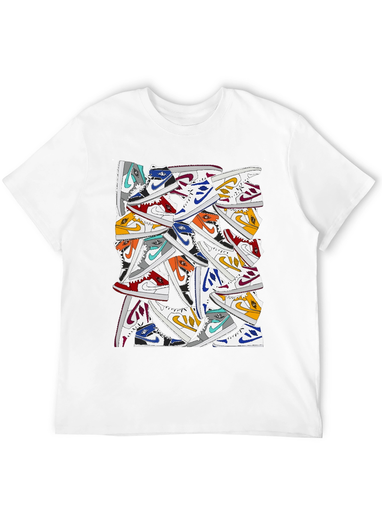 Sneakerhead Tee - Stacked Kicks Graphic T-Shirt