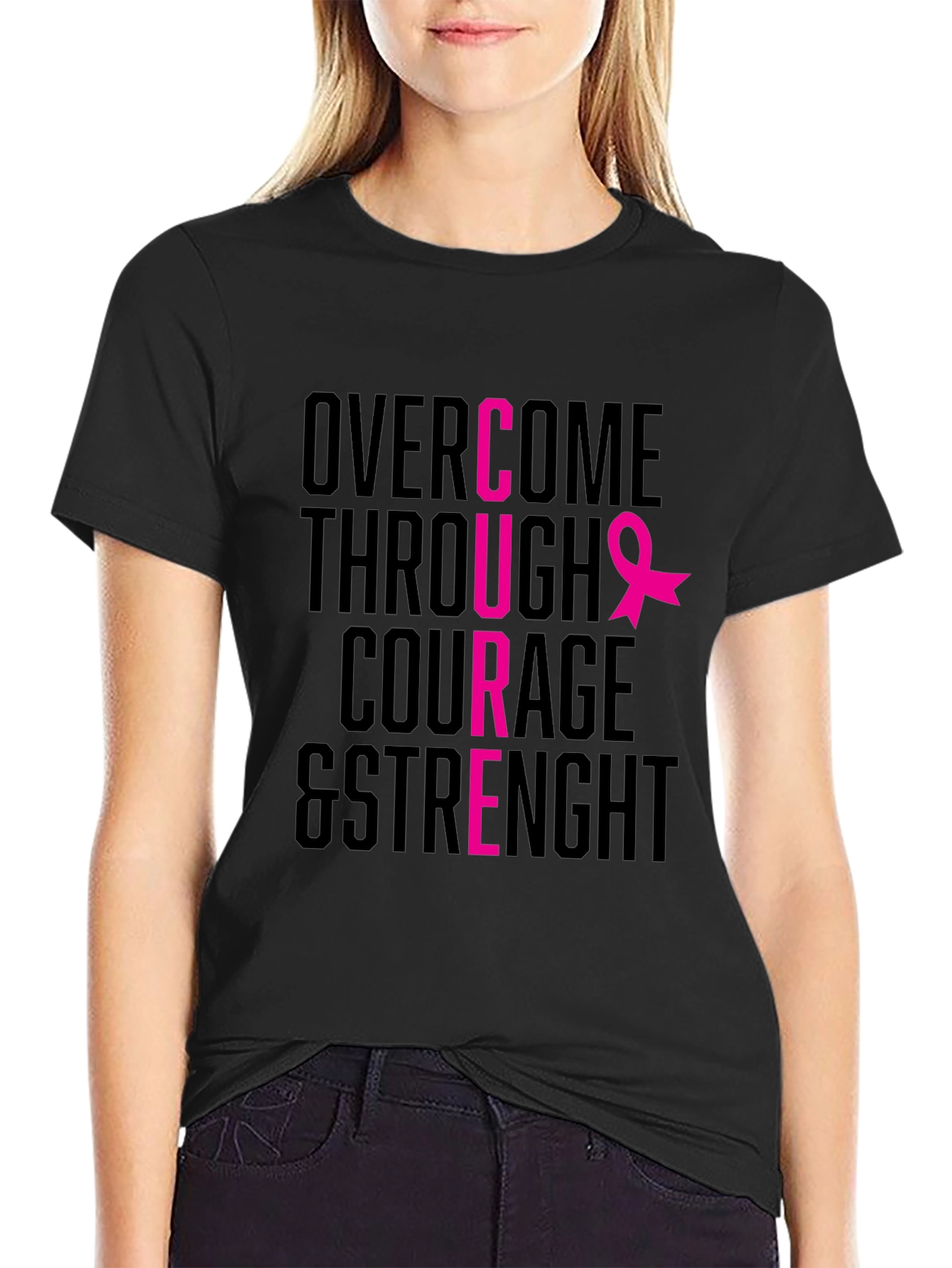 Overcome Cancer Awareness T-Shirt