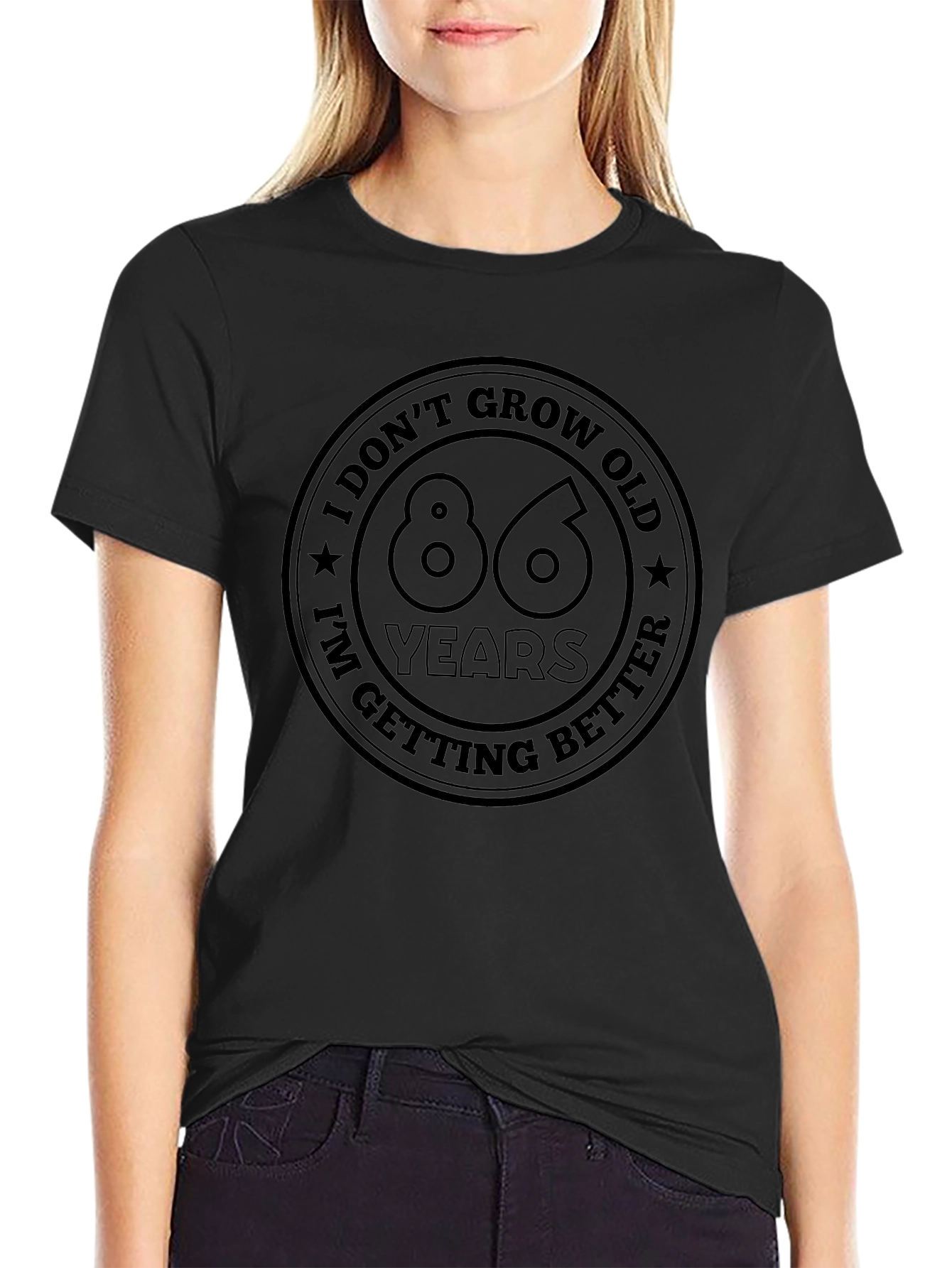 86 Years Getting Better Black T-Shirt