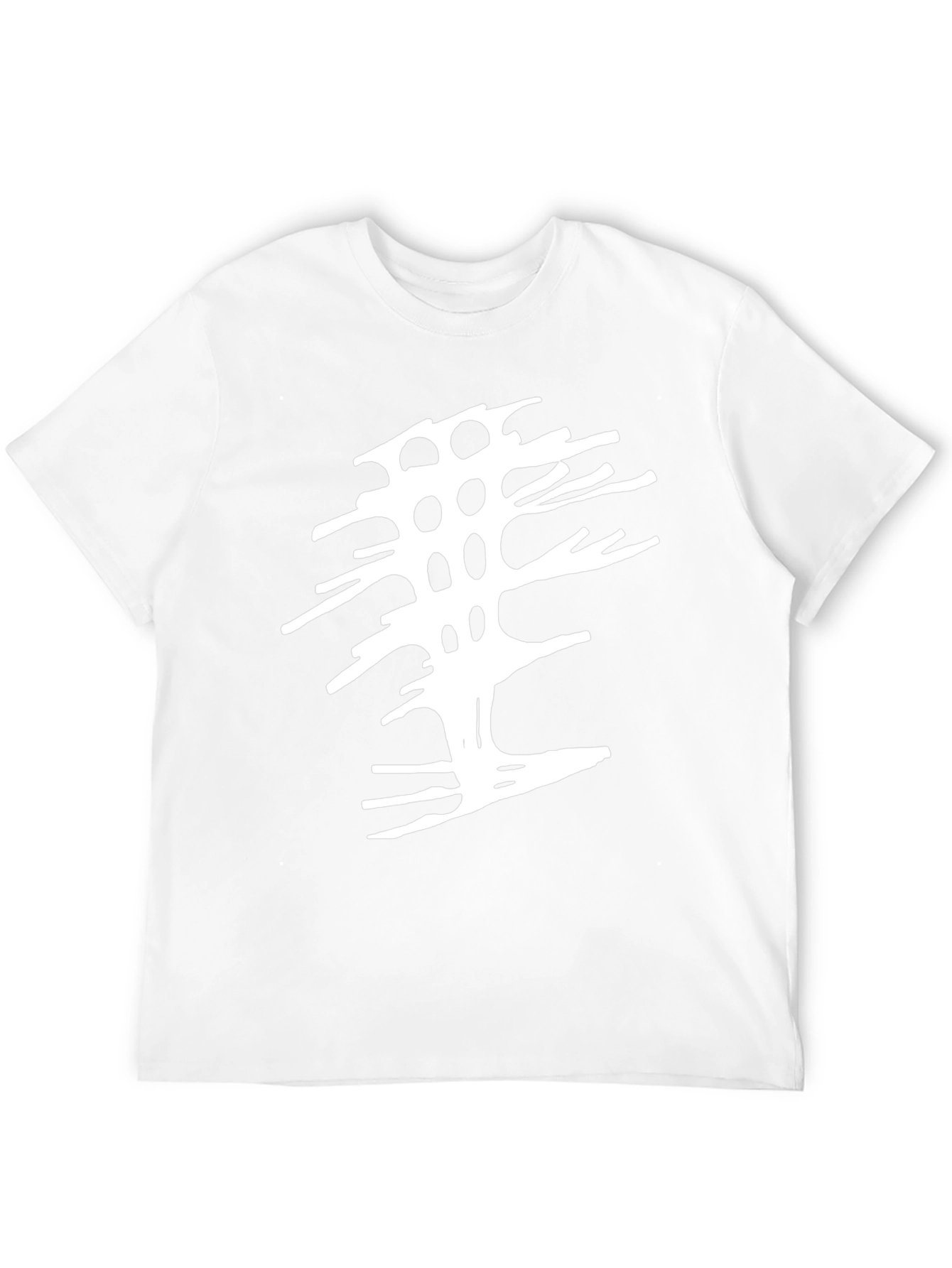 Abstract Tree Graphic Tee - Modern Black T-Shirt
