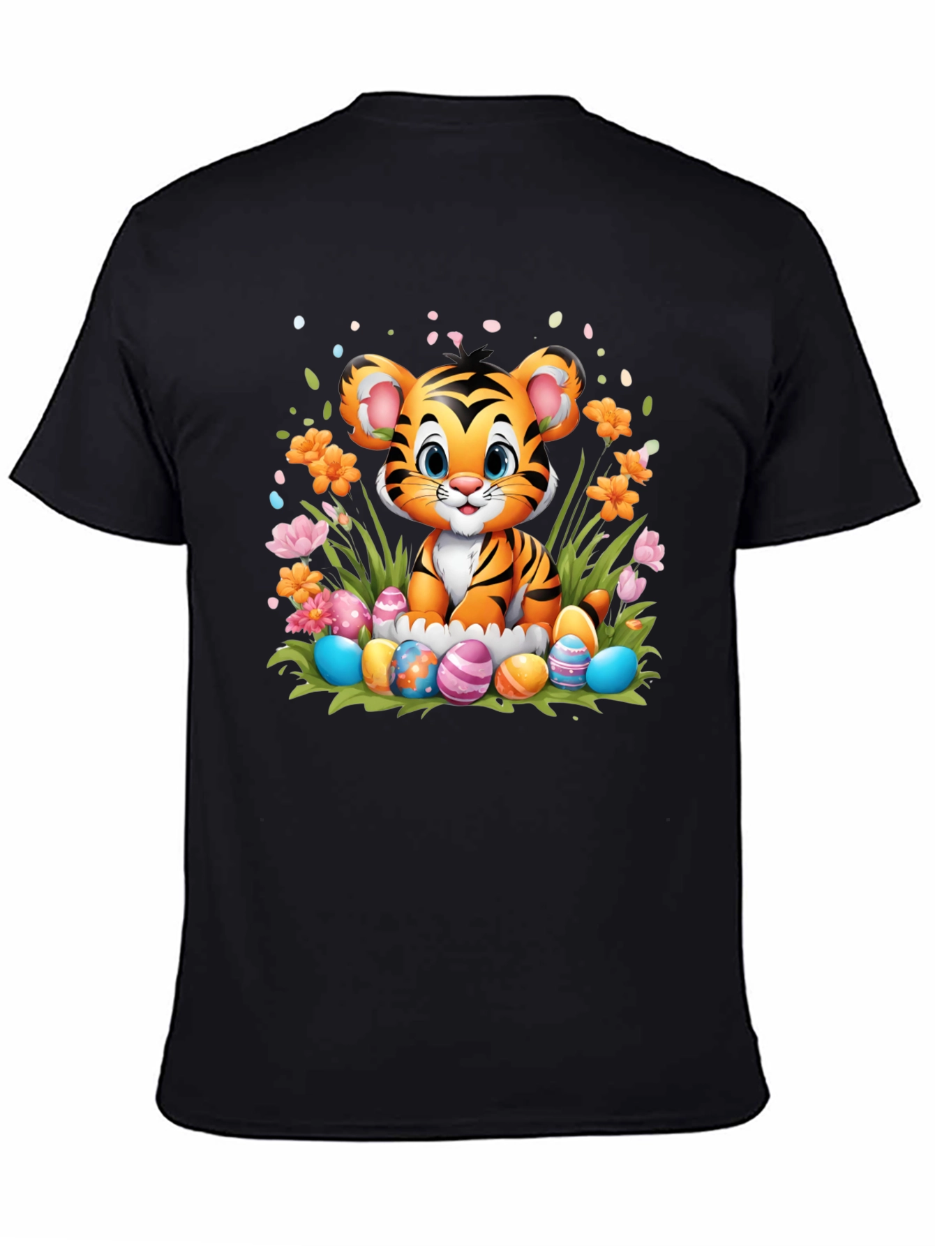 Cute Tiger Easter Eggs T-Shirt