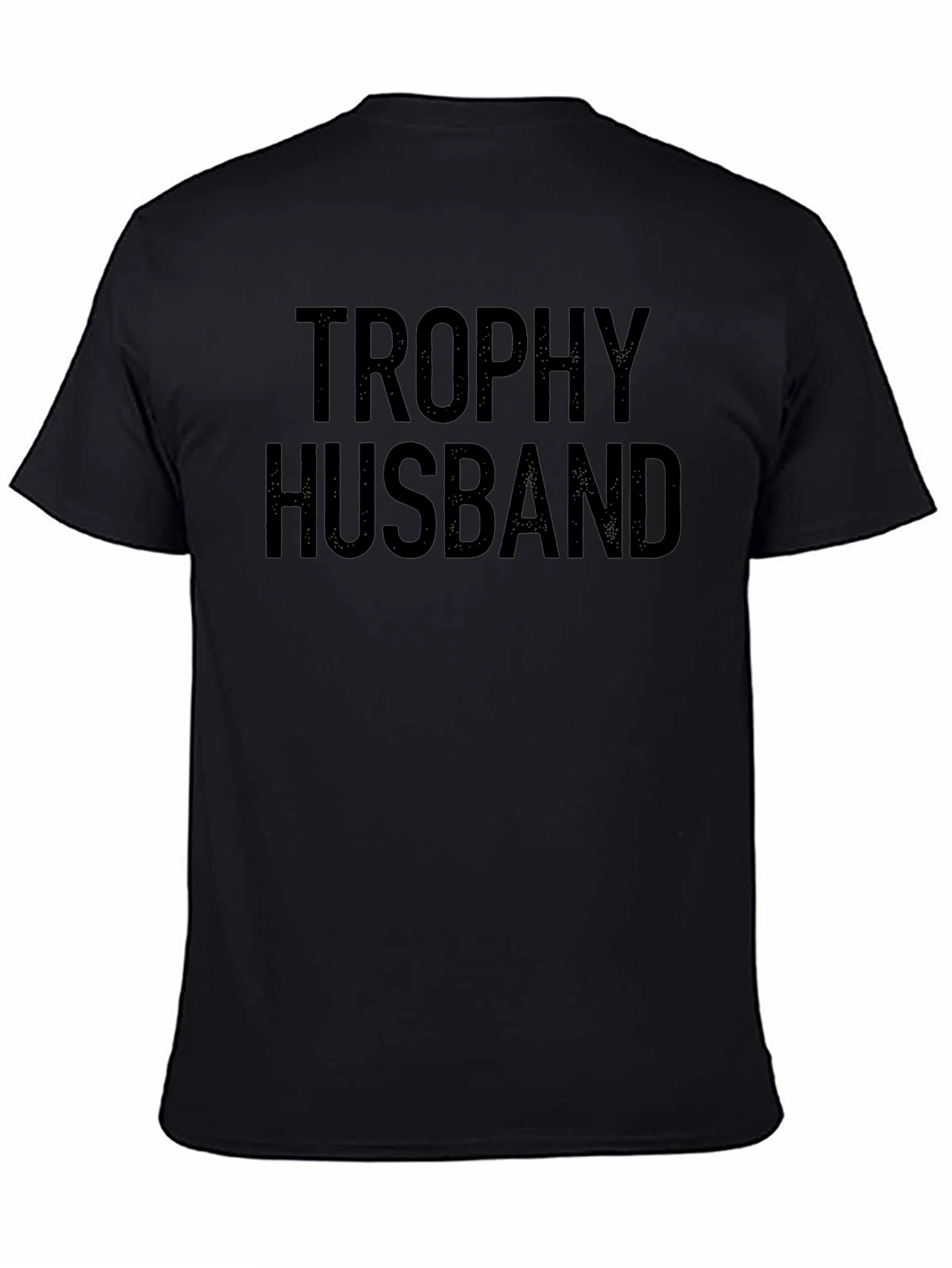 Trophy Husband Graphic Tee - Mens Black T-Shirt