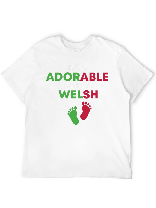 Adorable Welsh T-Shirt - Black Crew Neck