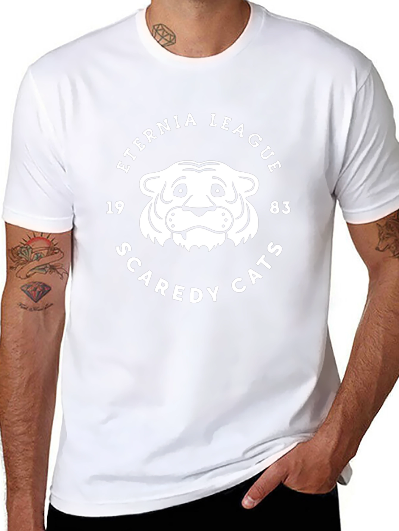 Eternia League Scaredy Cats Black T-Shirt