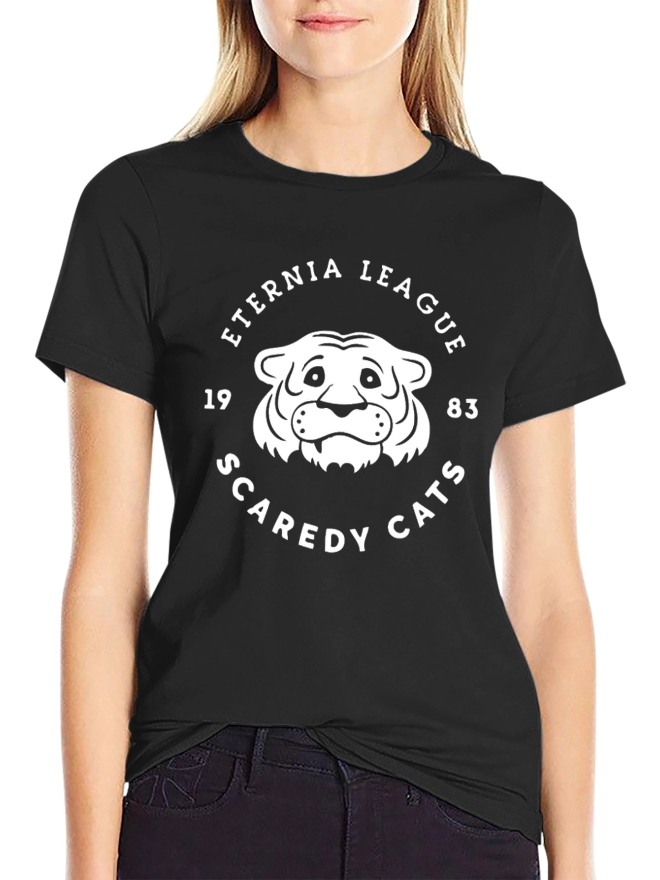 Eternia League Scaredy Cats Black T-Shirt