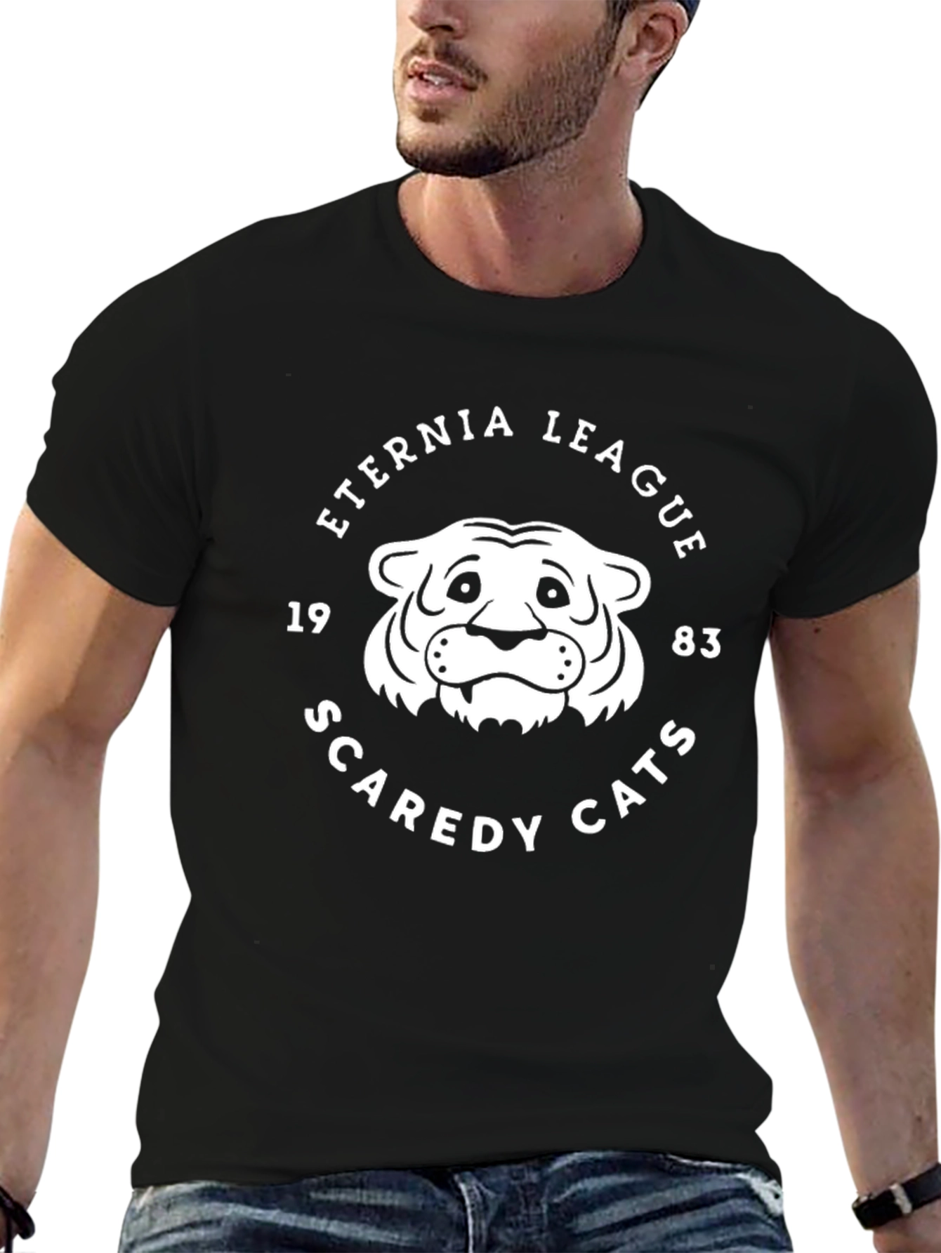 Eternia League Scaredy Cats Black T-Shirt