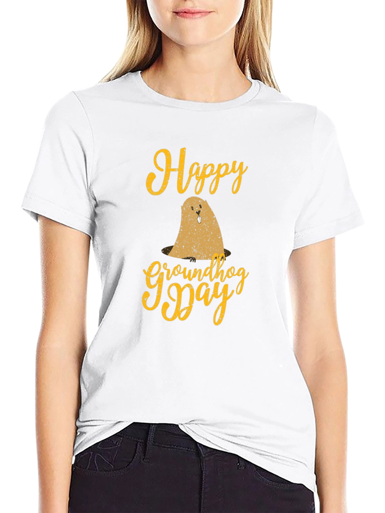 Happy Groundhog Day Graphic T-Shirt