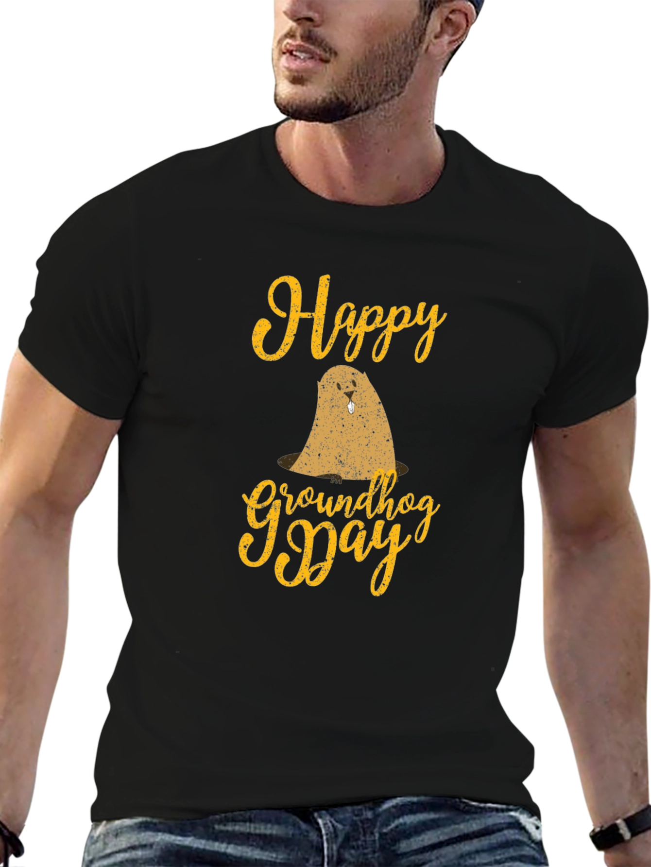 Happy Groundhog Day Graphic T-Shirt